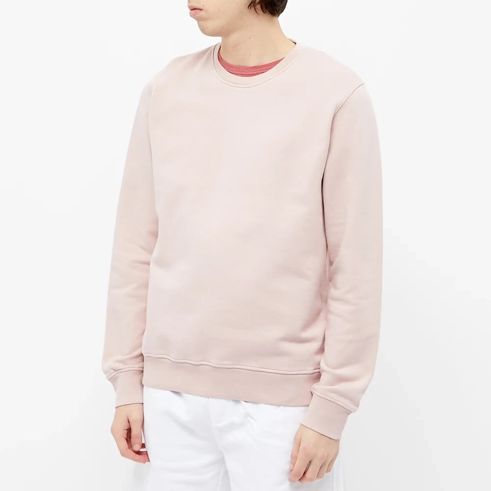Colorful Standard Men's Classic Organic Crew Sweat Faded Pink