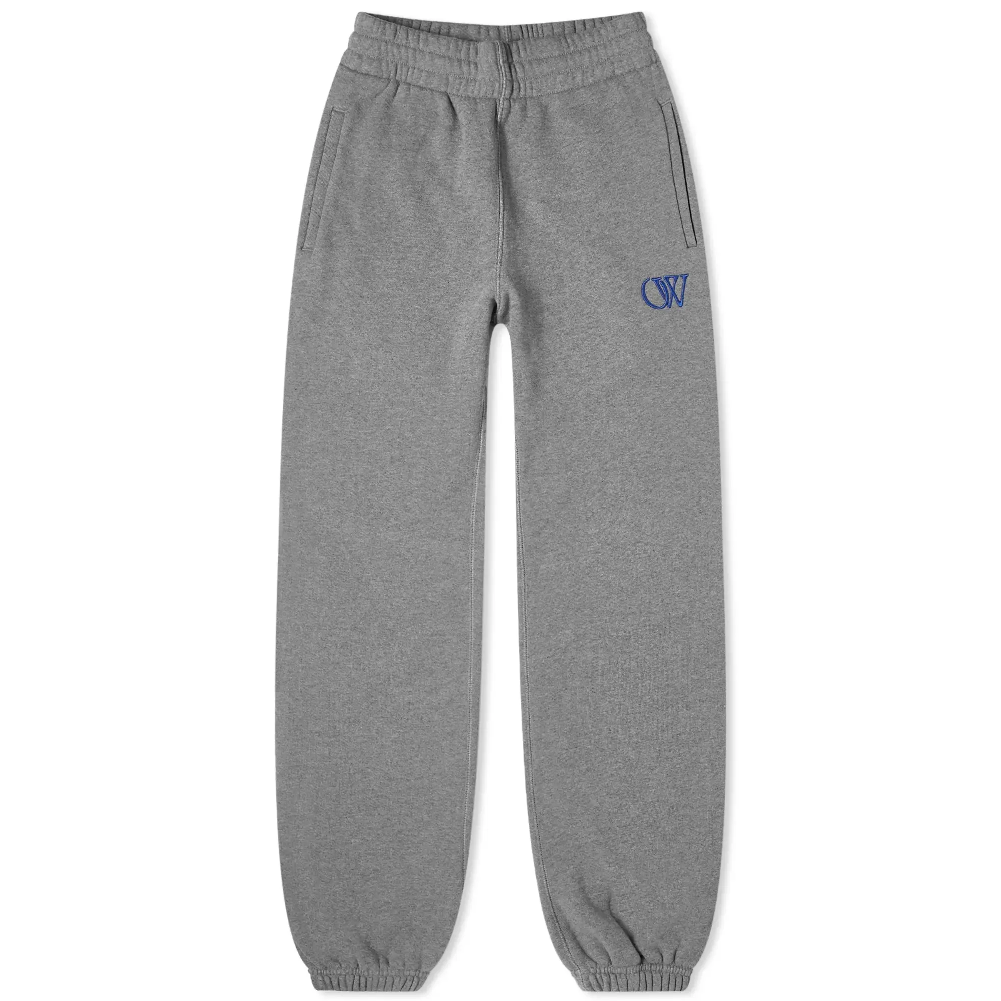 Off-White Women's Flock Cuff Sweatpant Grey