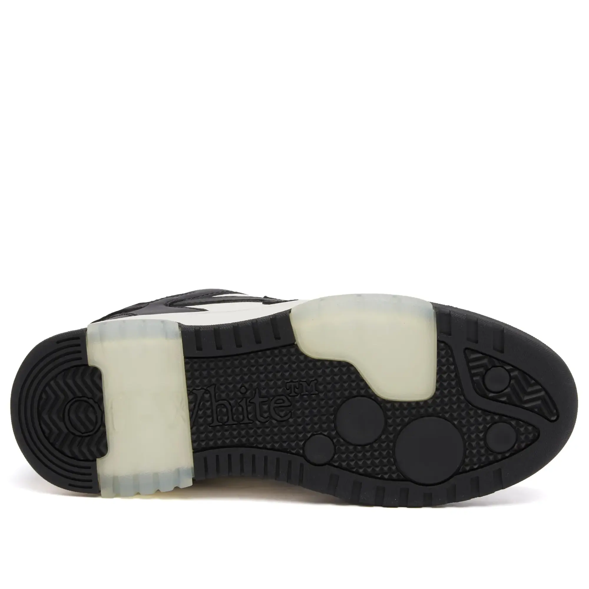 Off-White Women's Out Off Office Calf Leather Sneakers Black