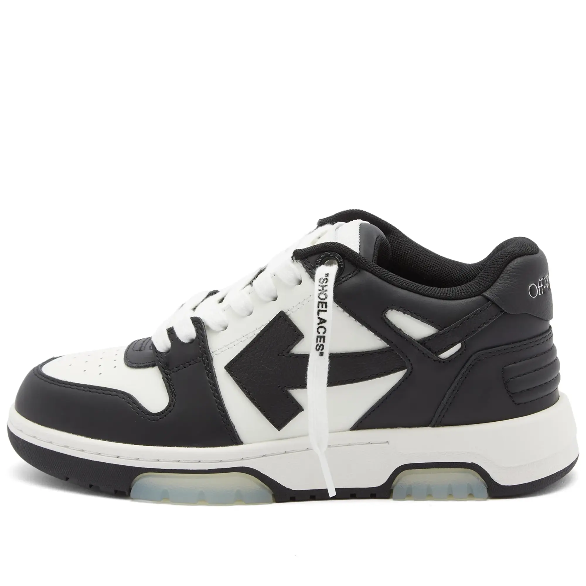 Off-White Women's Out Off Office Calf Leather Sneakers Black
