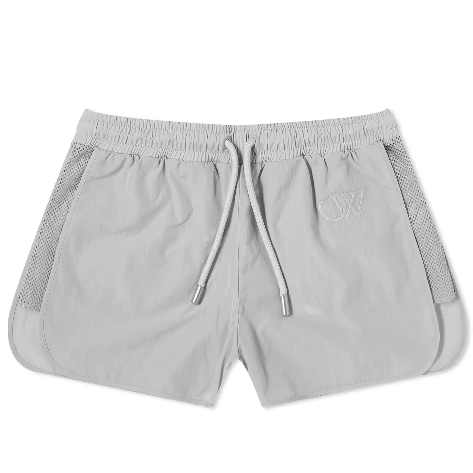 Off-White Women's Crispy NY Mesh Shorts Grey