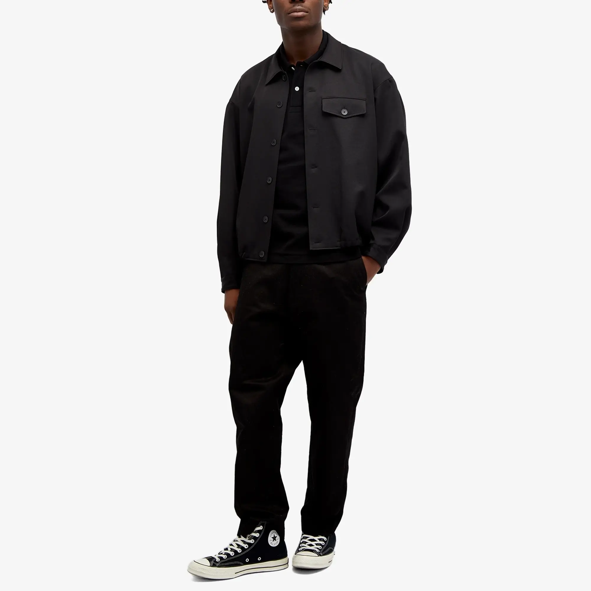 Comme des Garçons Play Men's Red Heart Polo Black/Red