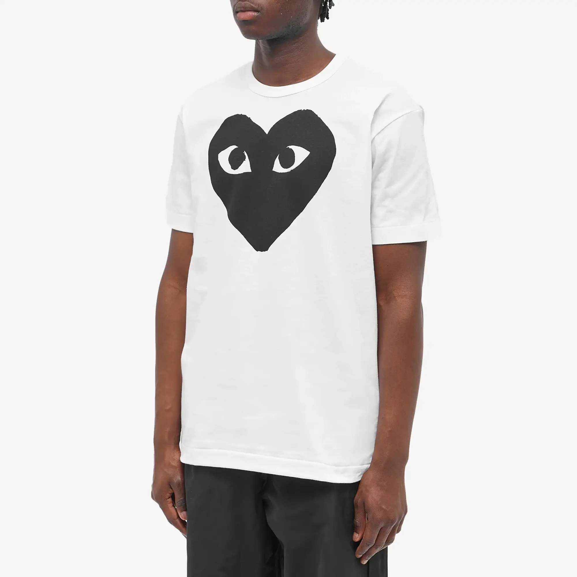 Comme des Garçons Play Comme des Garcons Play Heart Logo T-Shirt White/Black