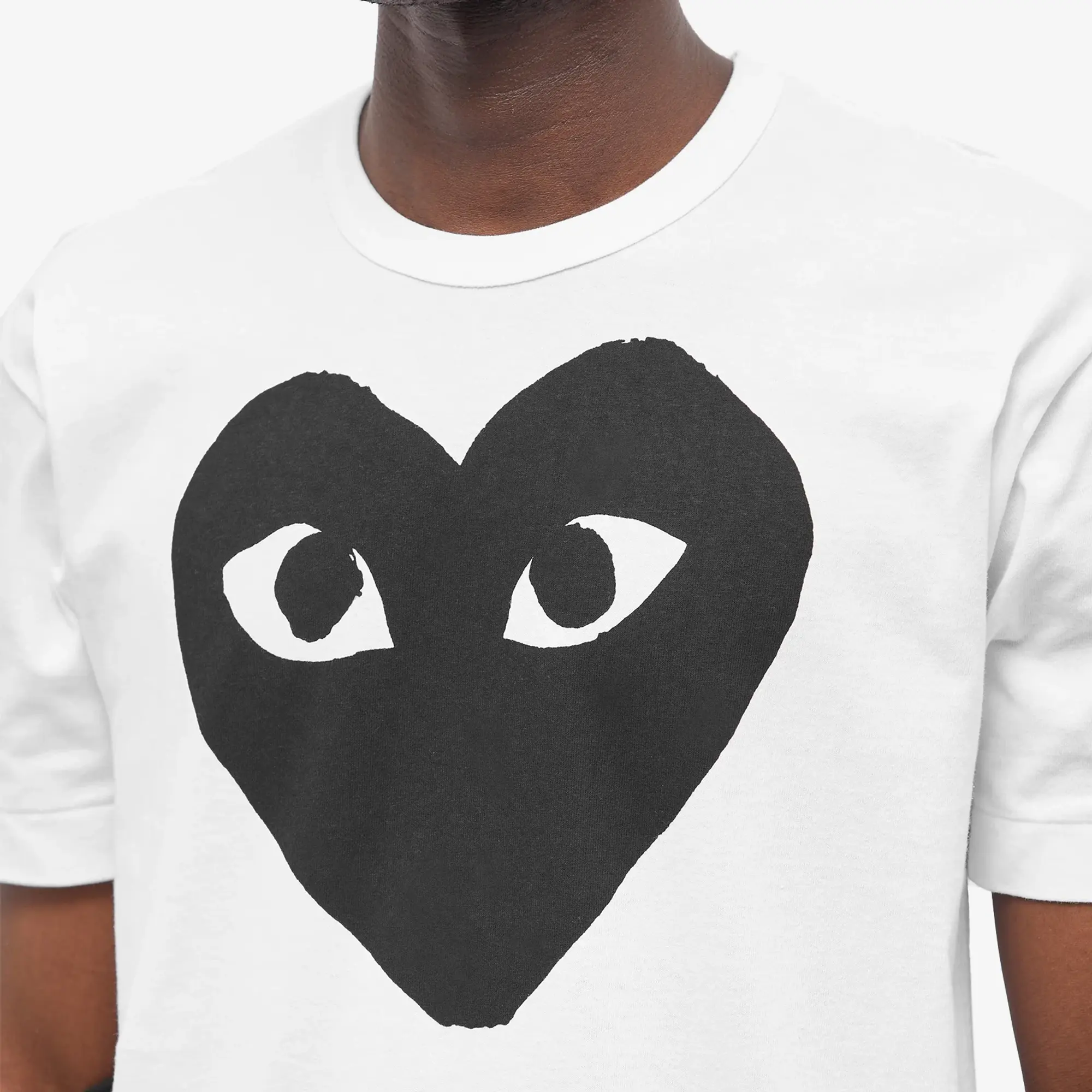 Comme des Garçons Play Comme des Garcons Play Heart Logo T-Shirt White/Black
