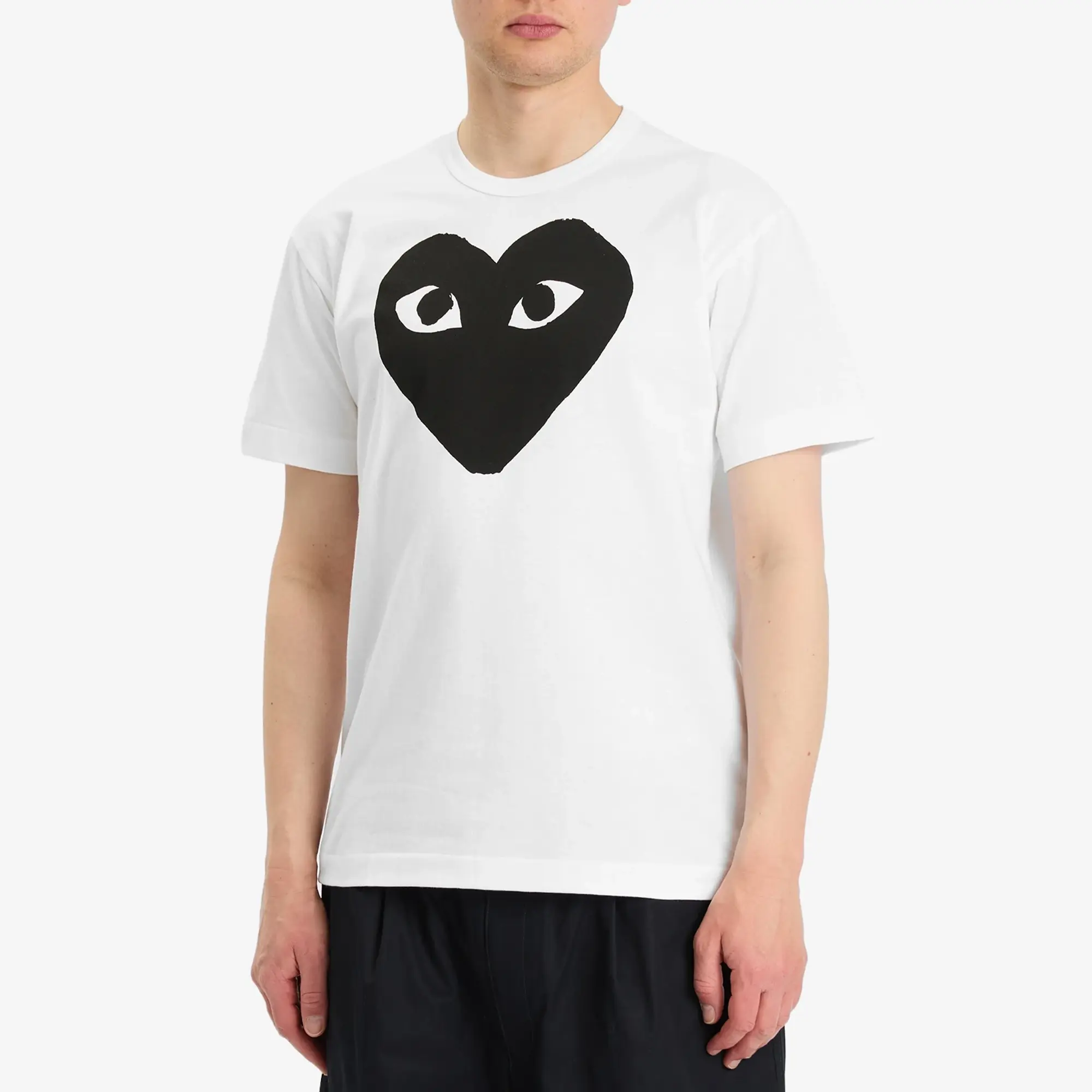 Comme des Garçons Play Comme des Garcons Play Heart Logo T-Shirt White/Black