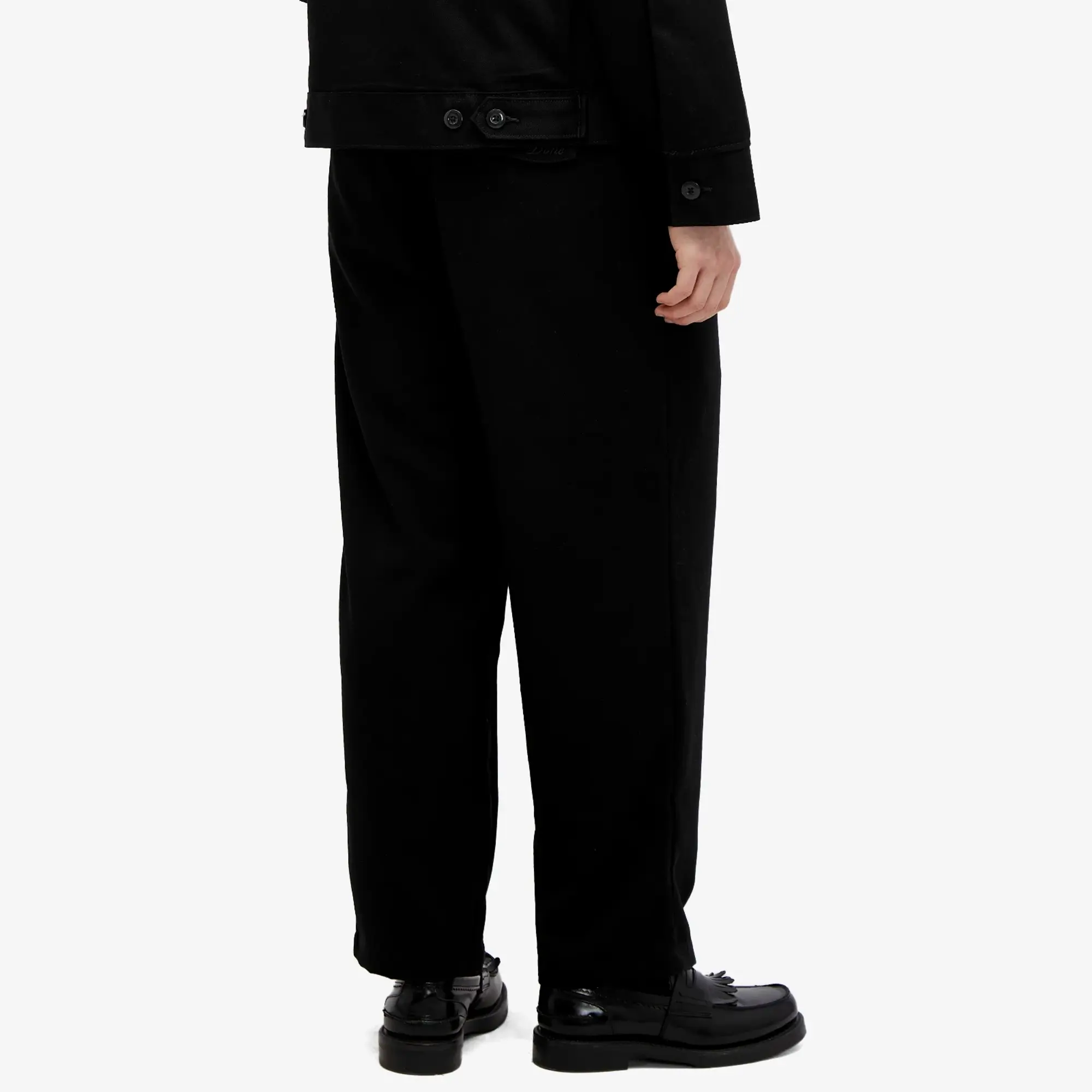 Asics Dime Men's Pleated Twill Trousers Black