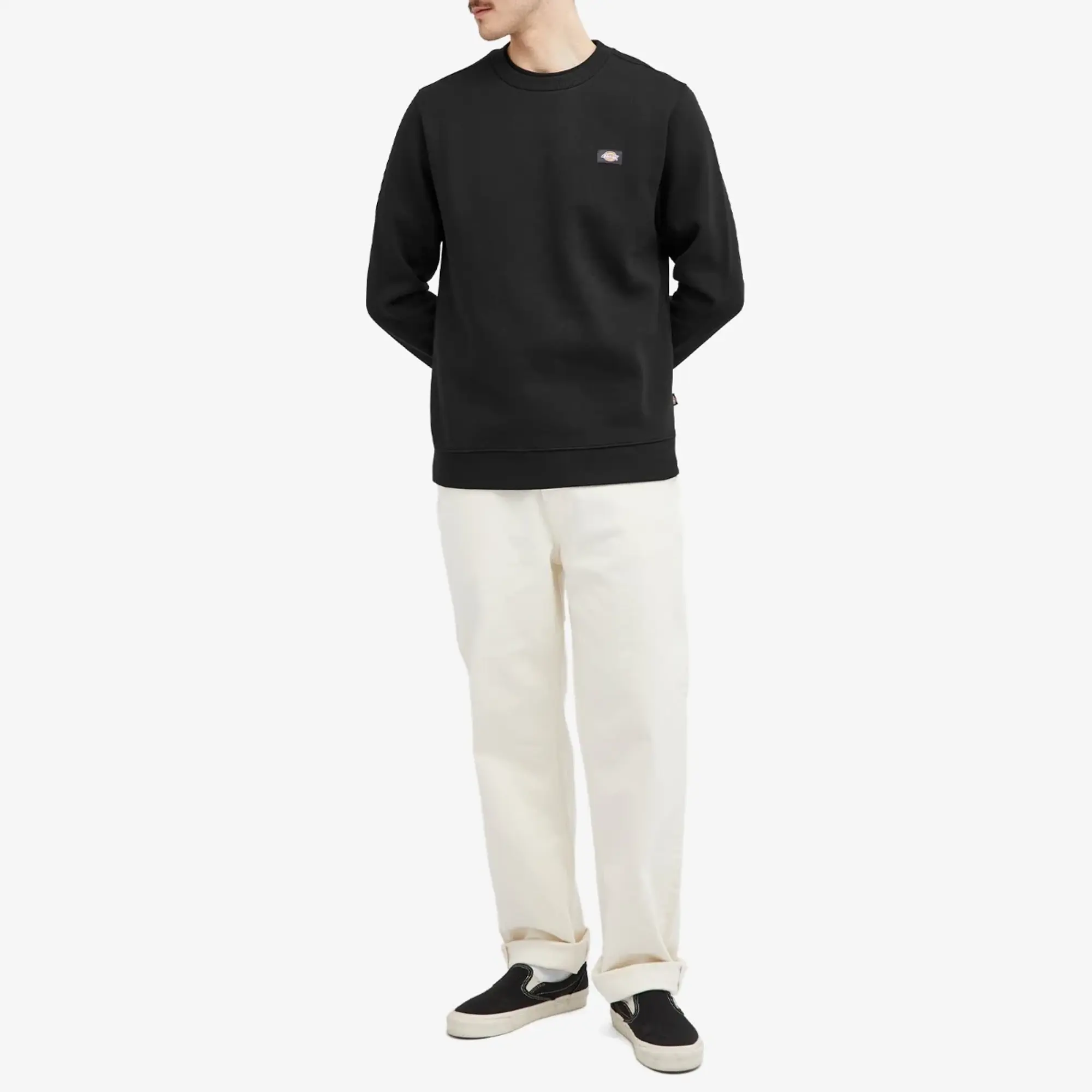 Dickies Men's Oakport Crew Sweat Black