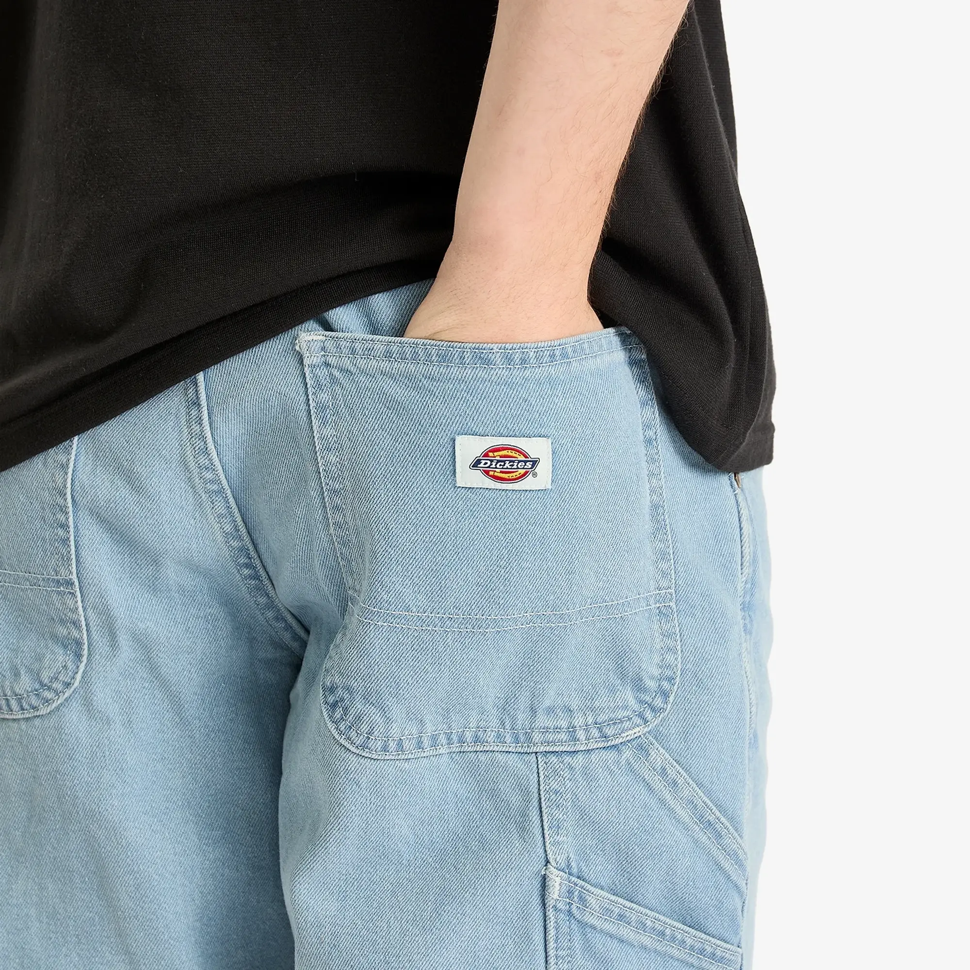 Dickies Men's Garyville Denim Shorts Vintage Aged Blue