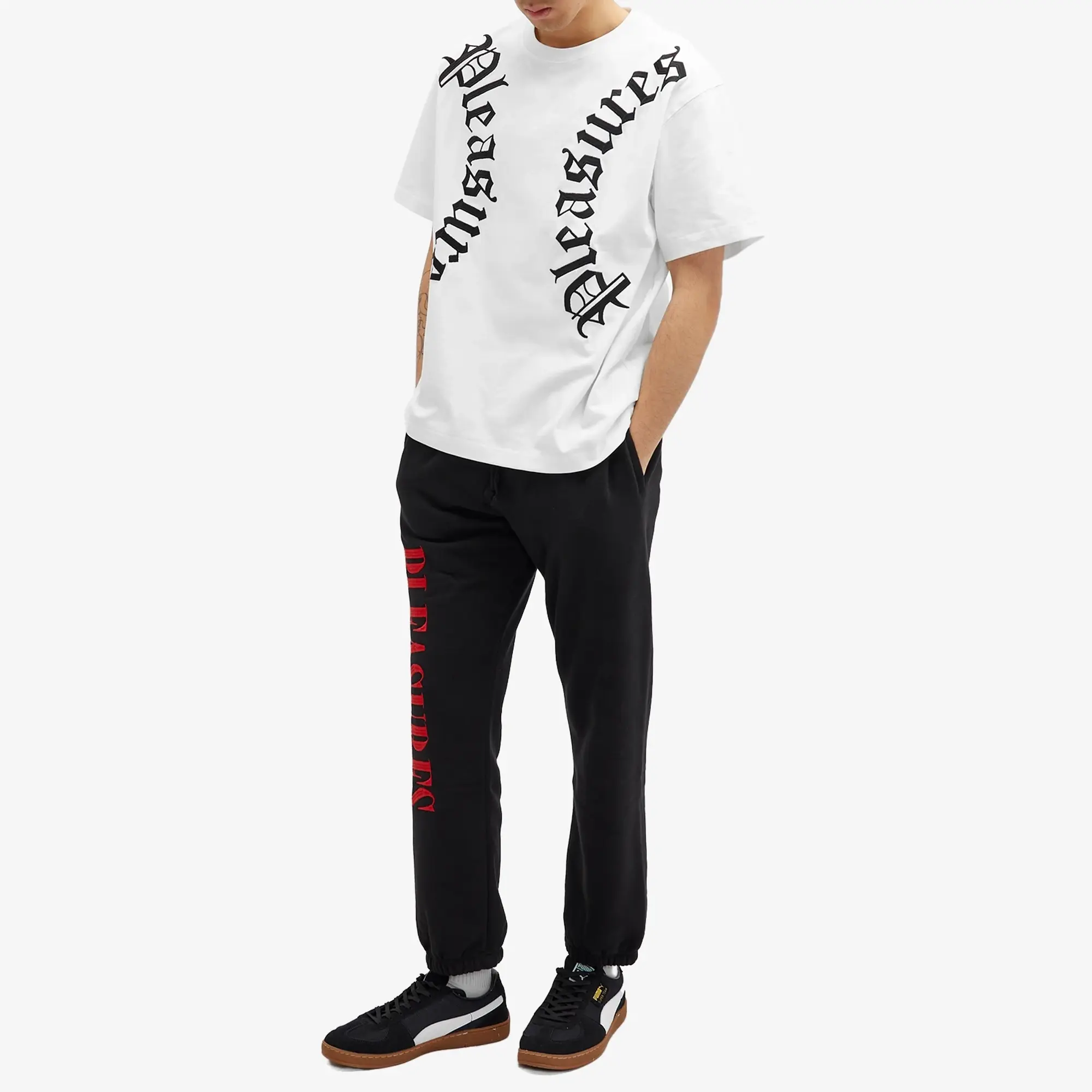 Pleasures Men's Harness Heavyweight T-Shirt White