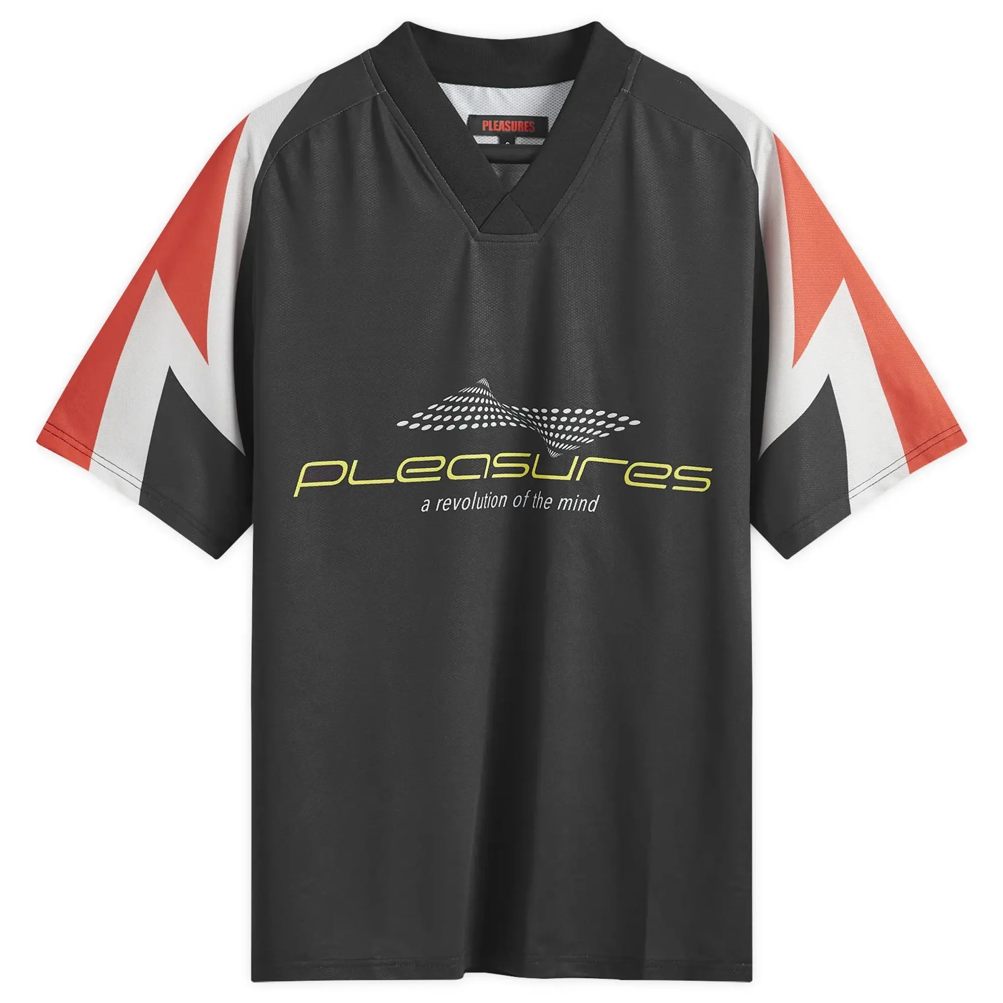 Pleasures Women's Mind Soccer Jersey Black