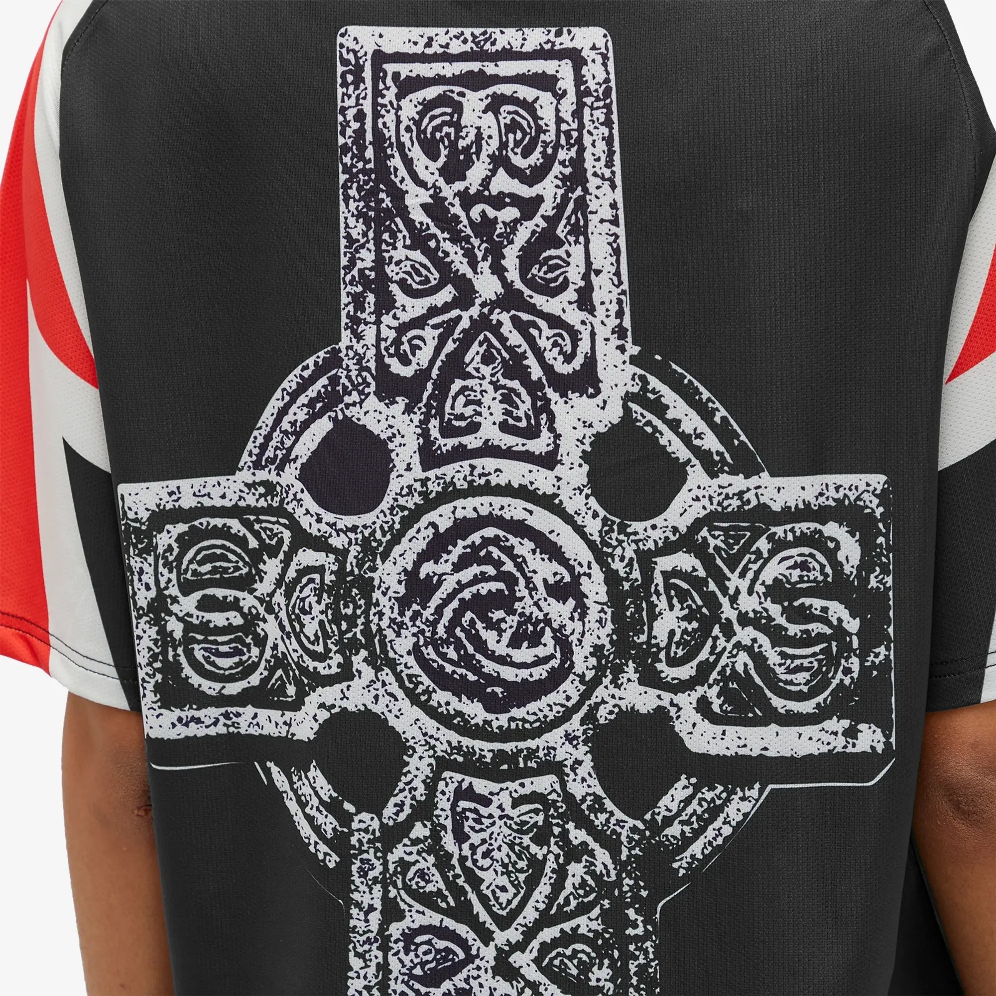Pleasures Women's Mind Soccer Jersey Black