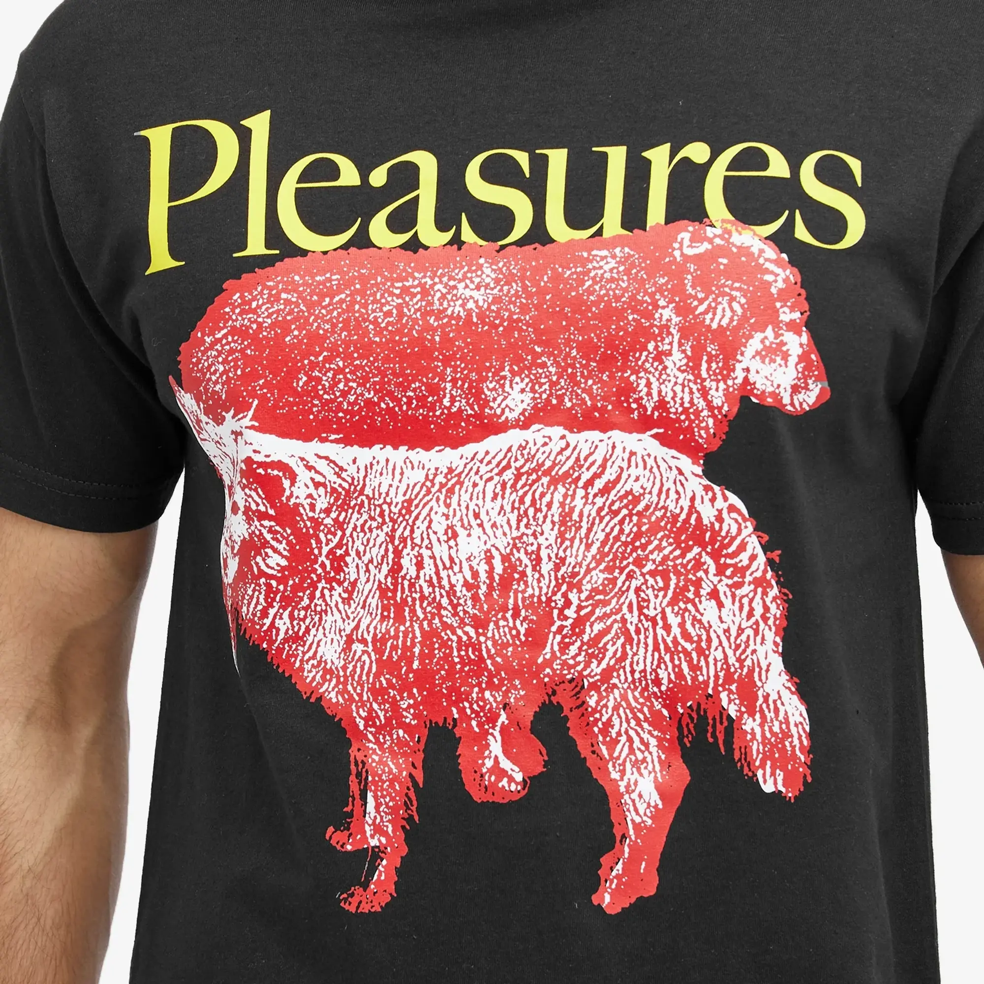 Pleasures Men's Wet Dogs T-Shirt Black