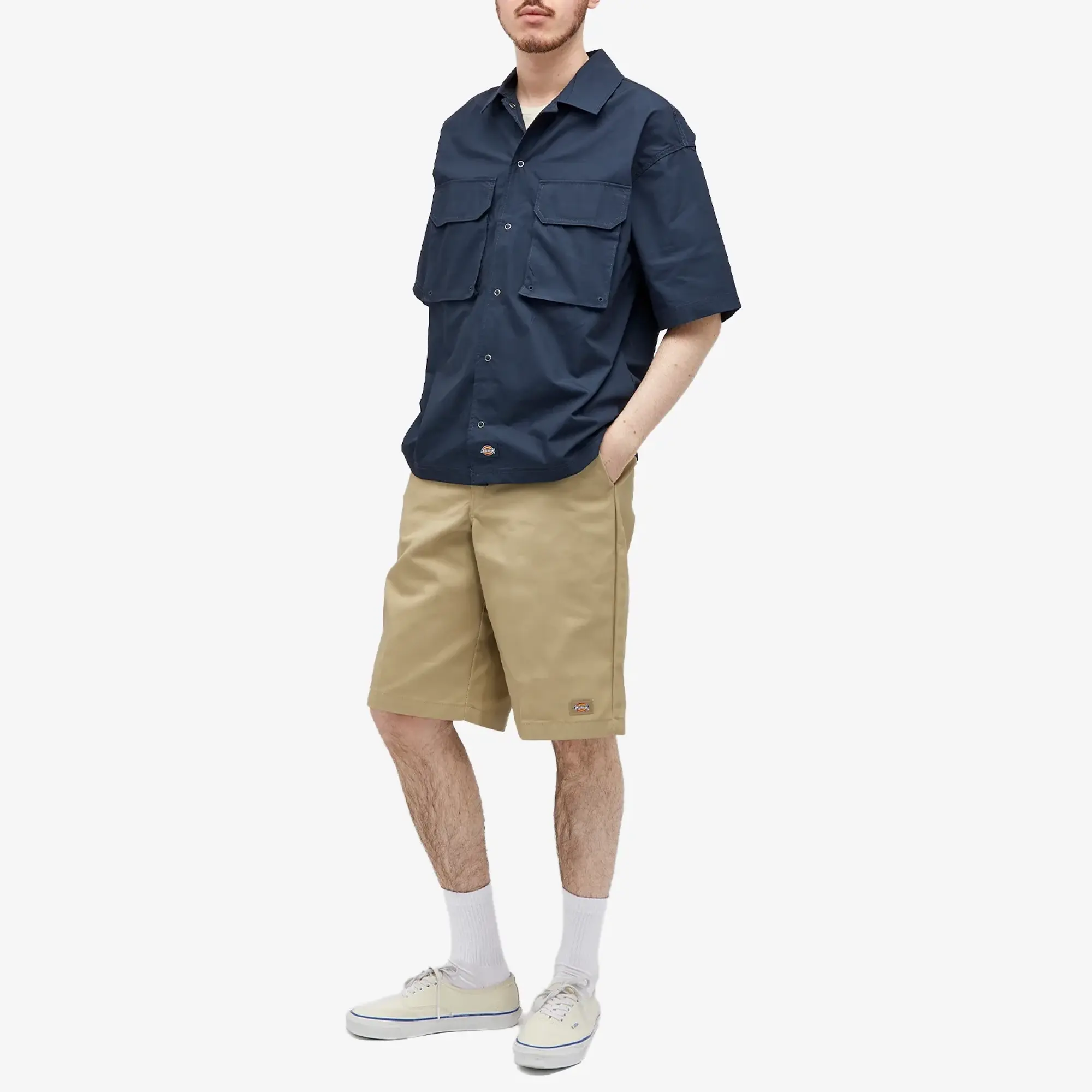 Dickies 13 Inch Tailored Shorts In Beige Tan-Neutral
