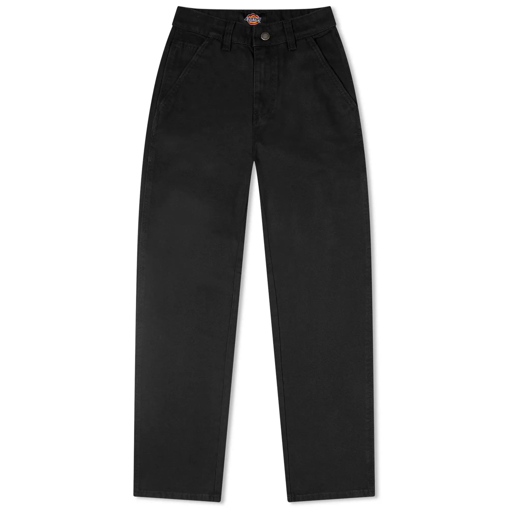Dickies Duck Canvas Carpenter Trousers In Black