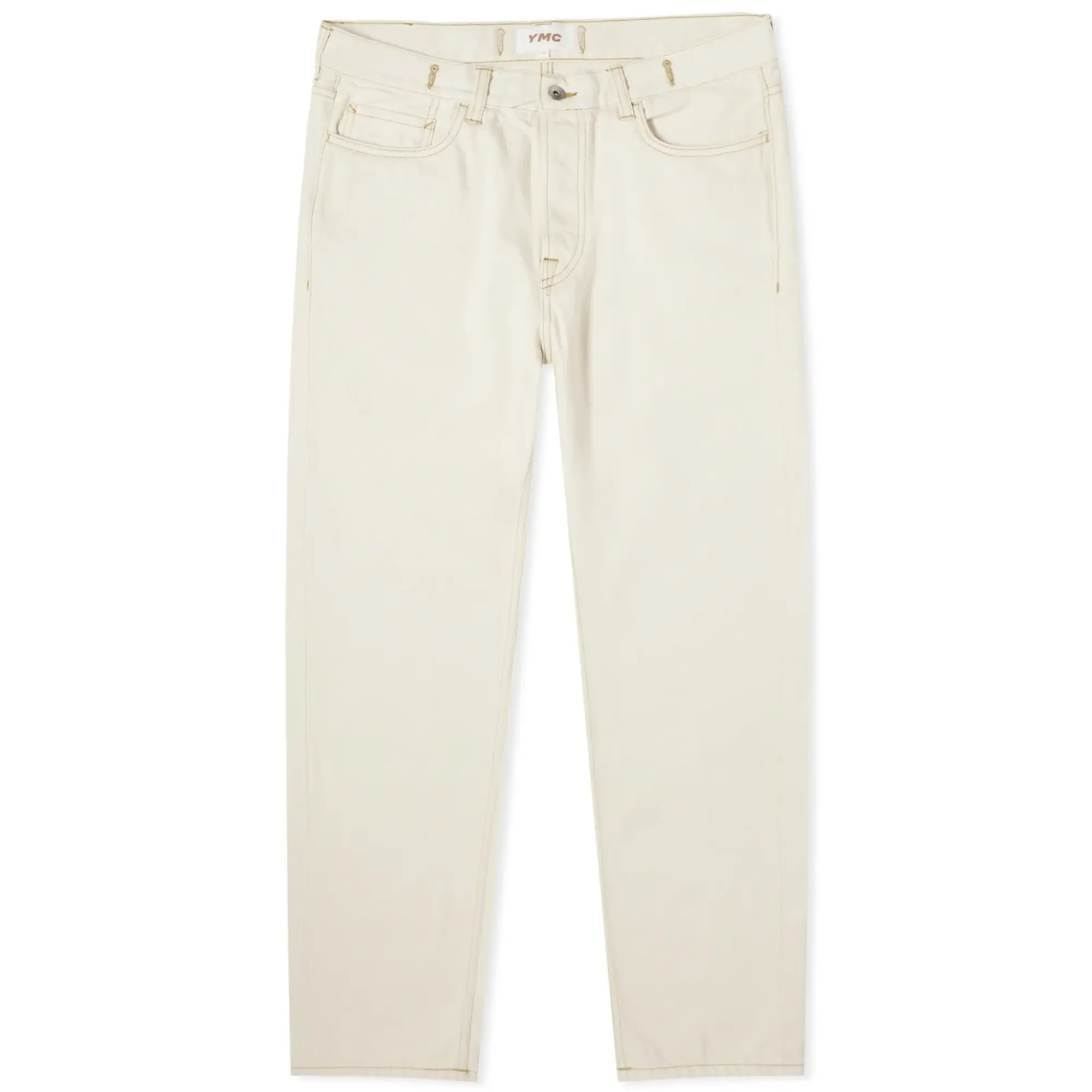 YMC Men's Tearaway Jean Ecru
