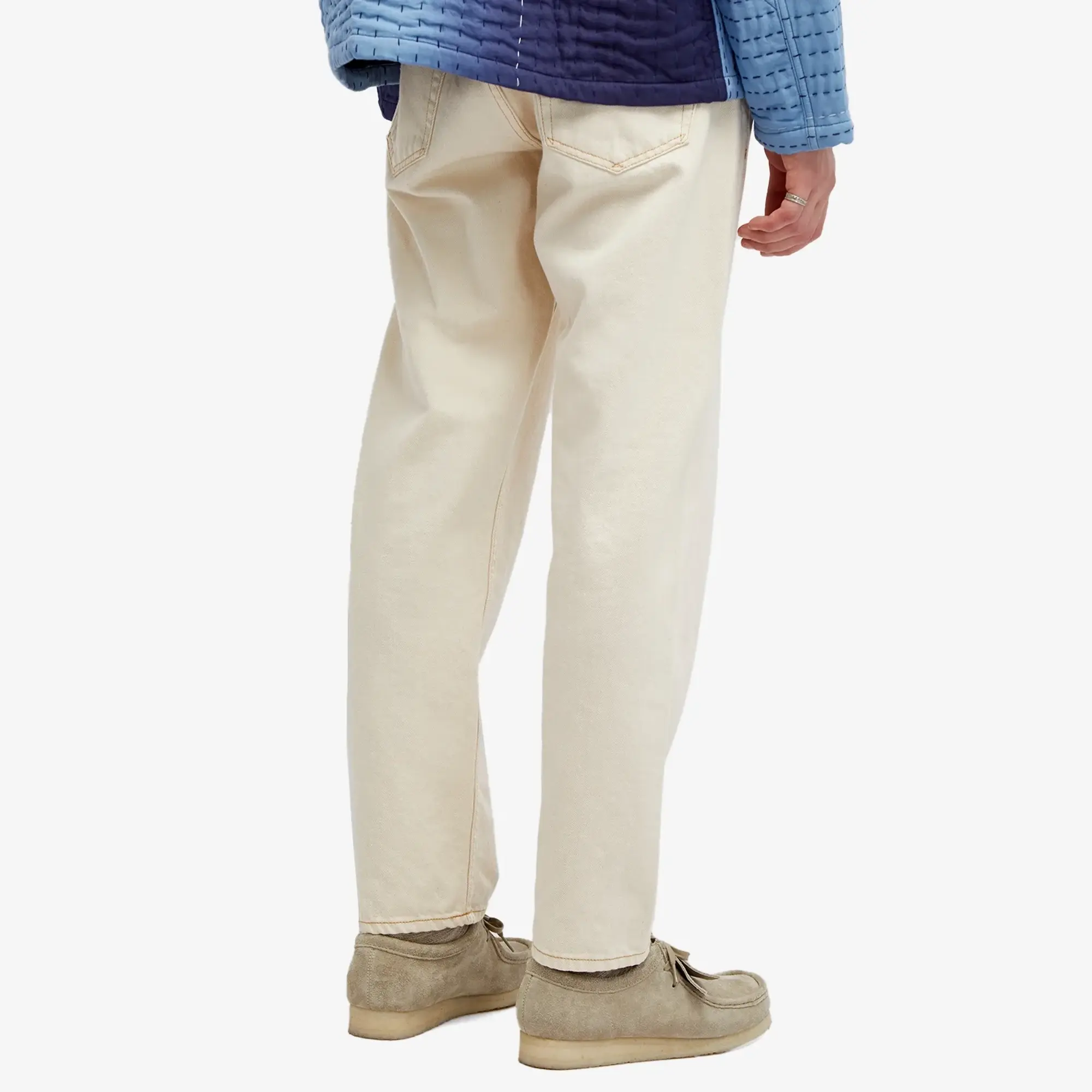 YMC Men's Tearaway Jean Ecru