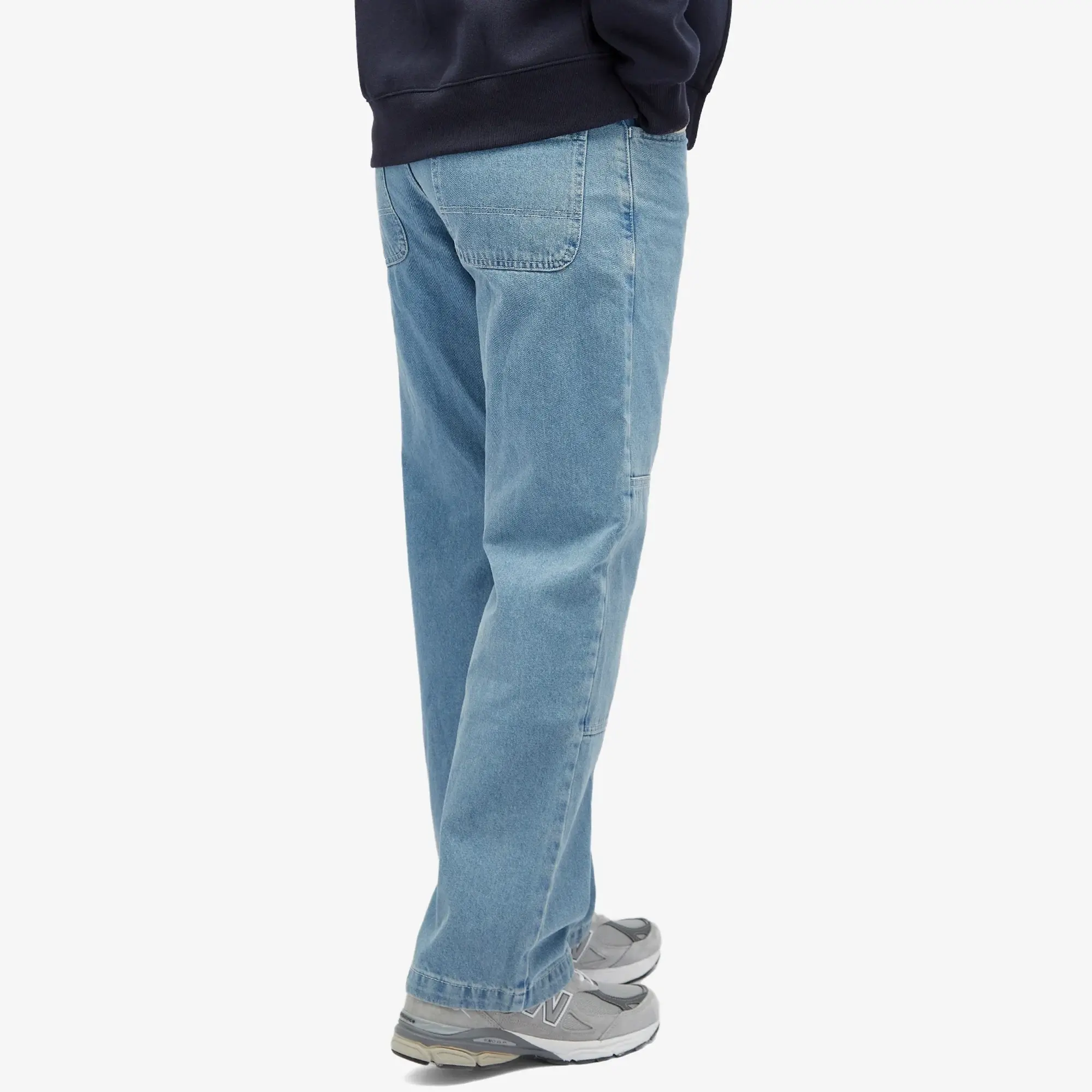 Dickies Men's Denim Double Knee Pants Light Wash