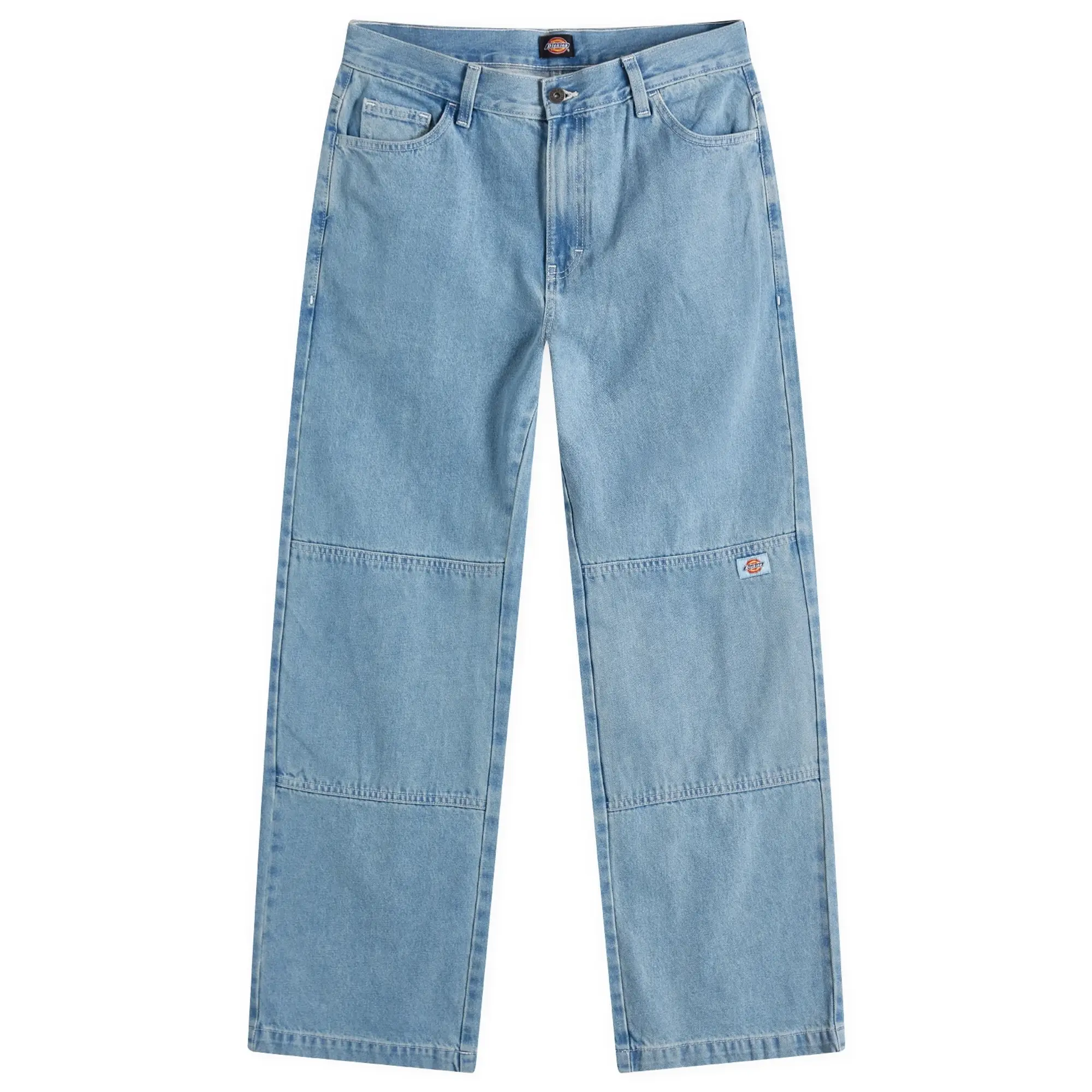 Dickies Men's Denim Double Knee Pants Light Wash