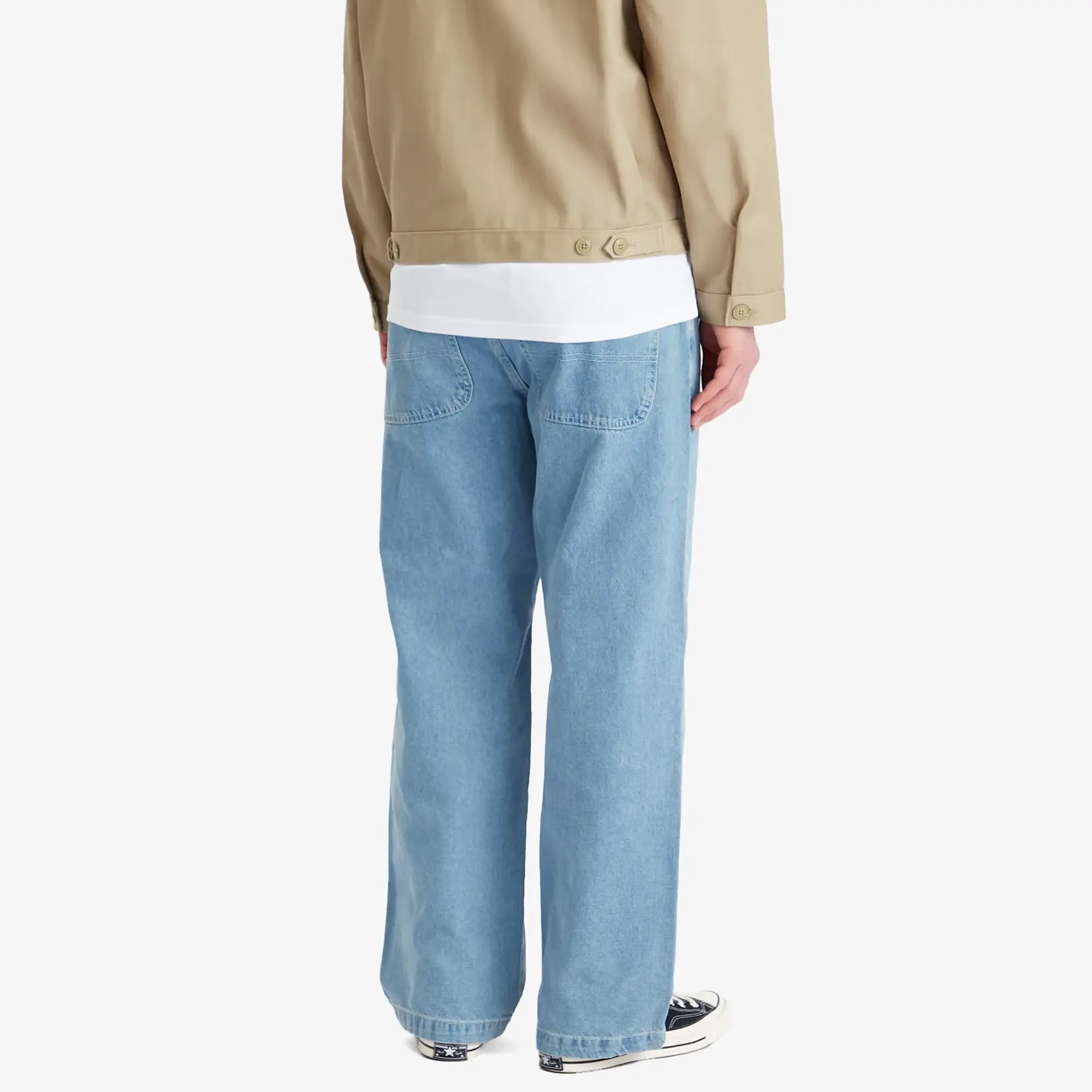Dickies Men's Denim Double Knee Pants Light Wash