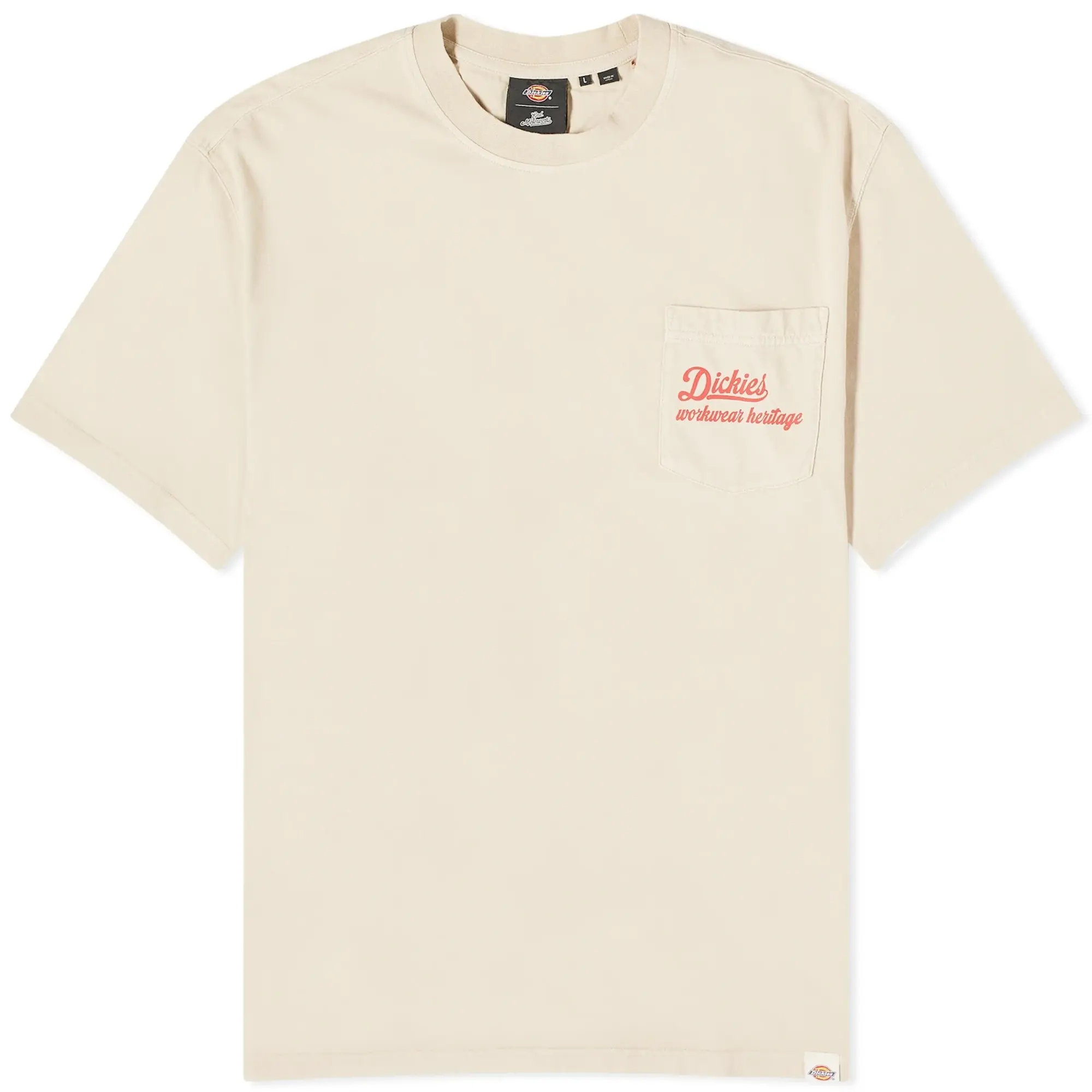 Dickies Men's END. x Dickies Men's 'Motorworks' Horespower T-Shirt Whitecap Grey