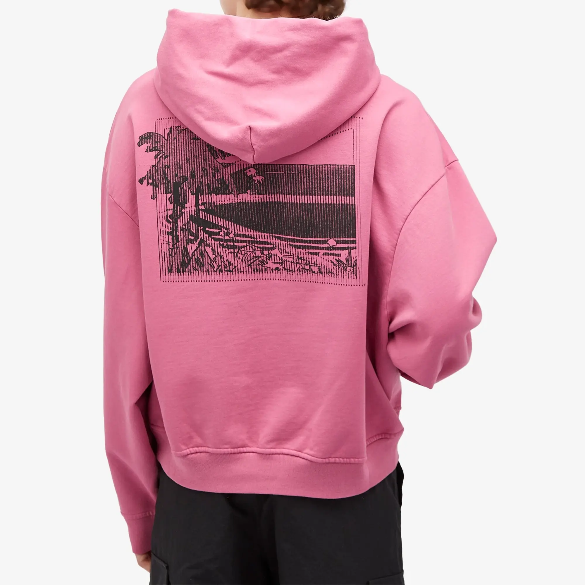 RASSVET Men's Miami Pull Over Hoodie Pink