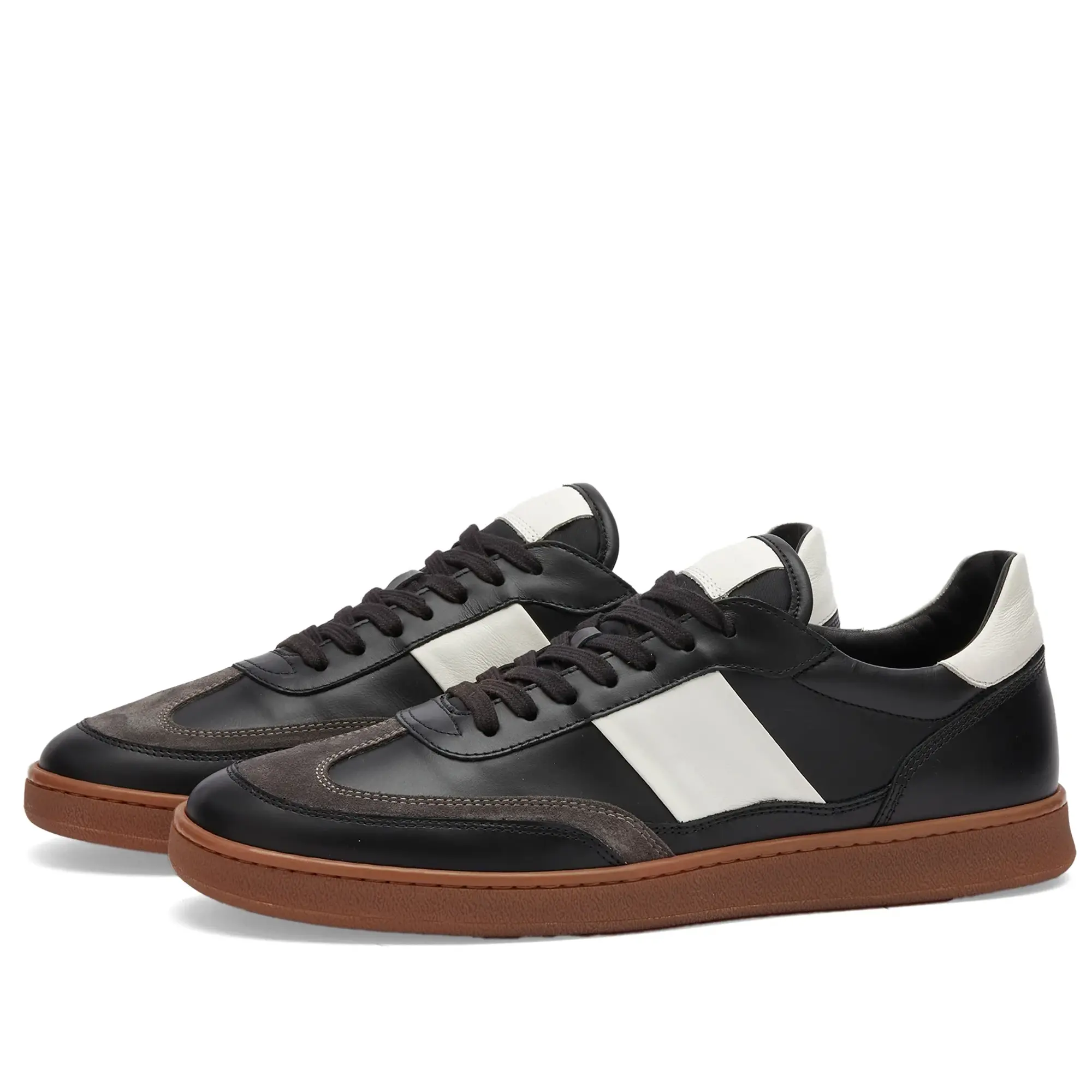 Collegium Men's Pillar Court II Sneaker Black/White