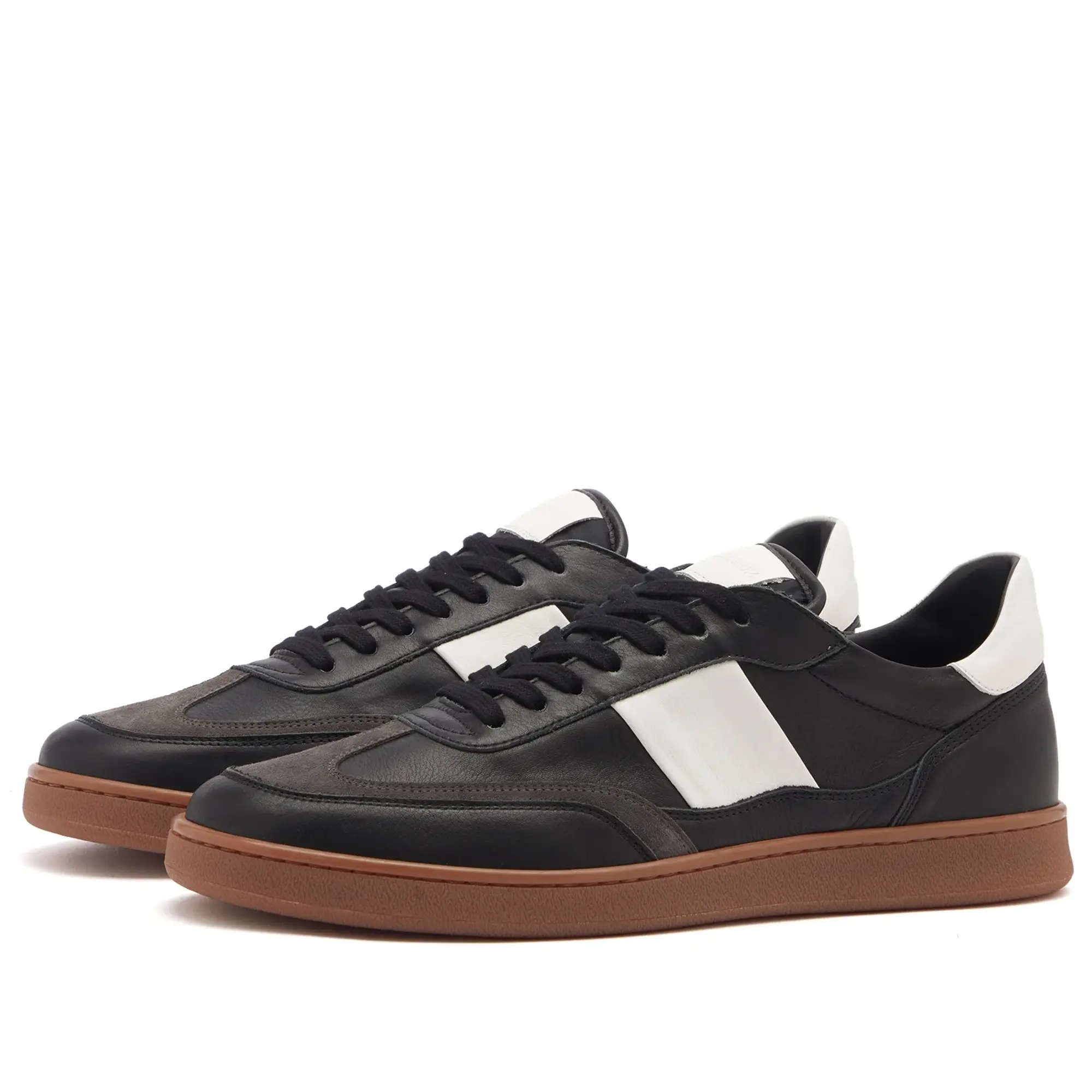 Collegium Men's Pillar Court II Sneaker Black/White