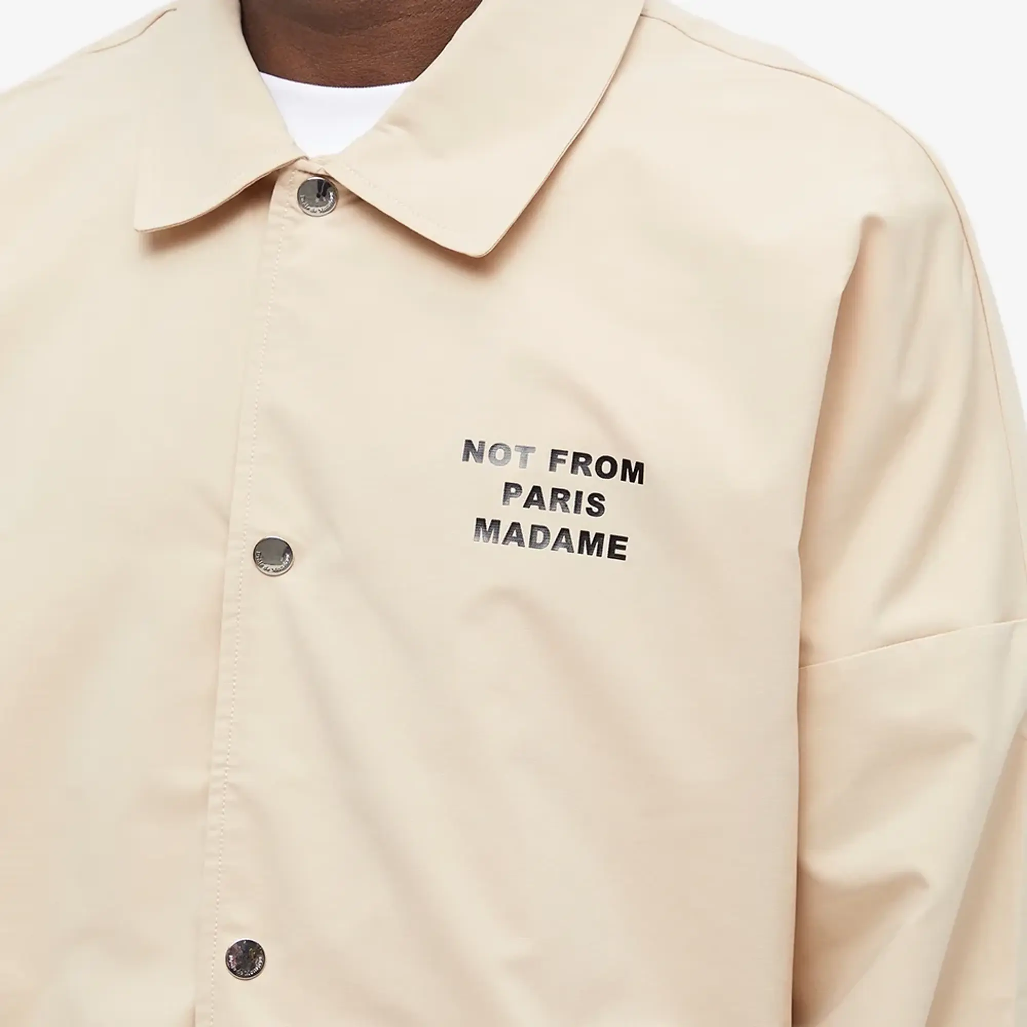 Drôle De Monsieur La Veste Not From Paris Madame Men Overshirts Beige