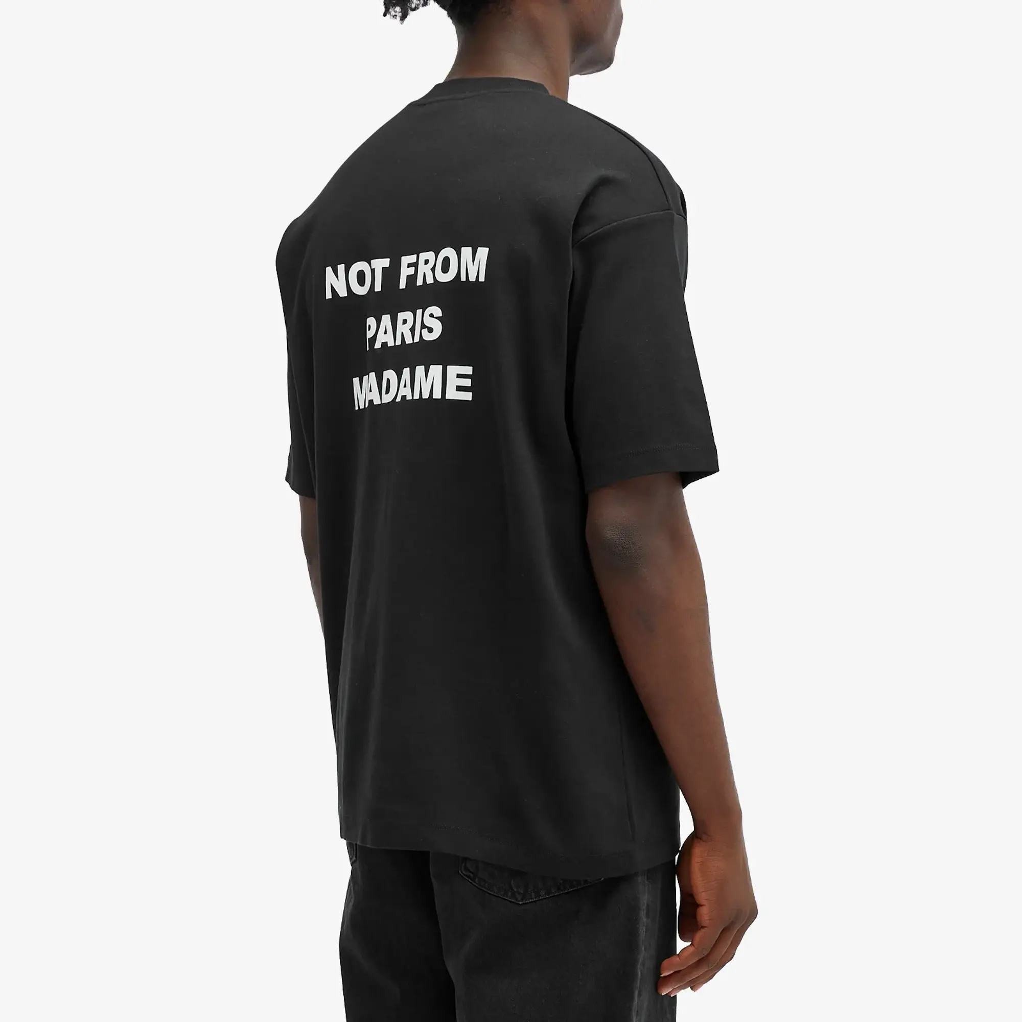 Drôle de Monsieur Le T-Shirt Slogan (Black - Xl) - Size XL
