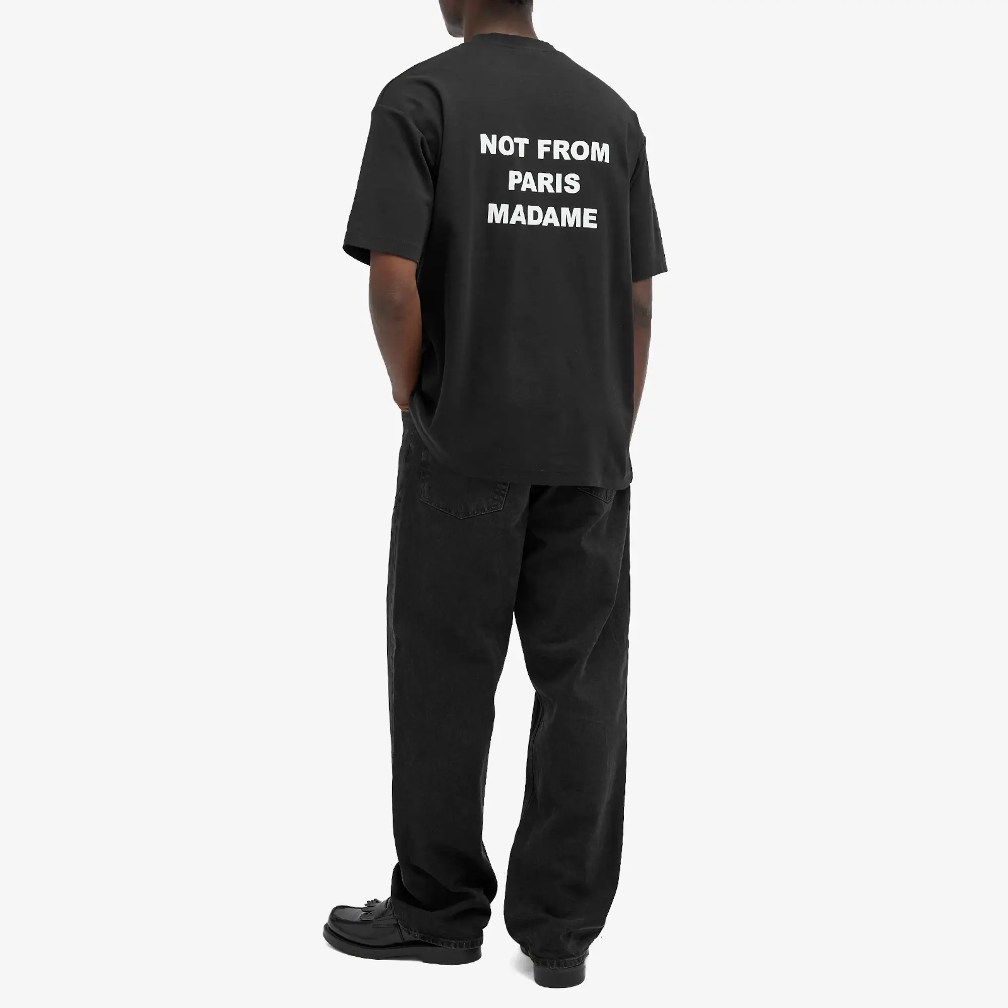 Drôle de Monsieur Le T-Shirt Slogan (Black - Xl) - Size XL
