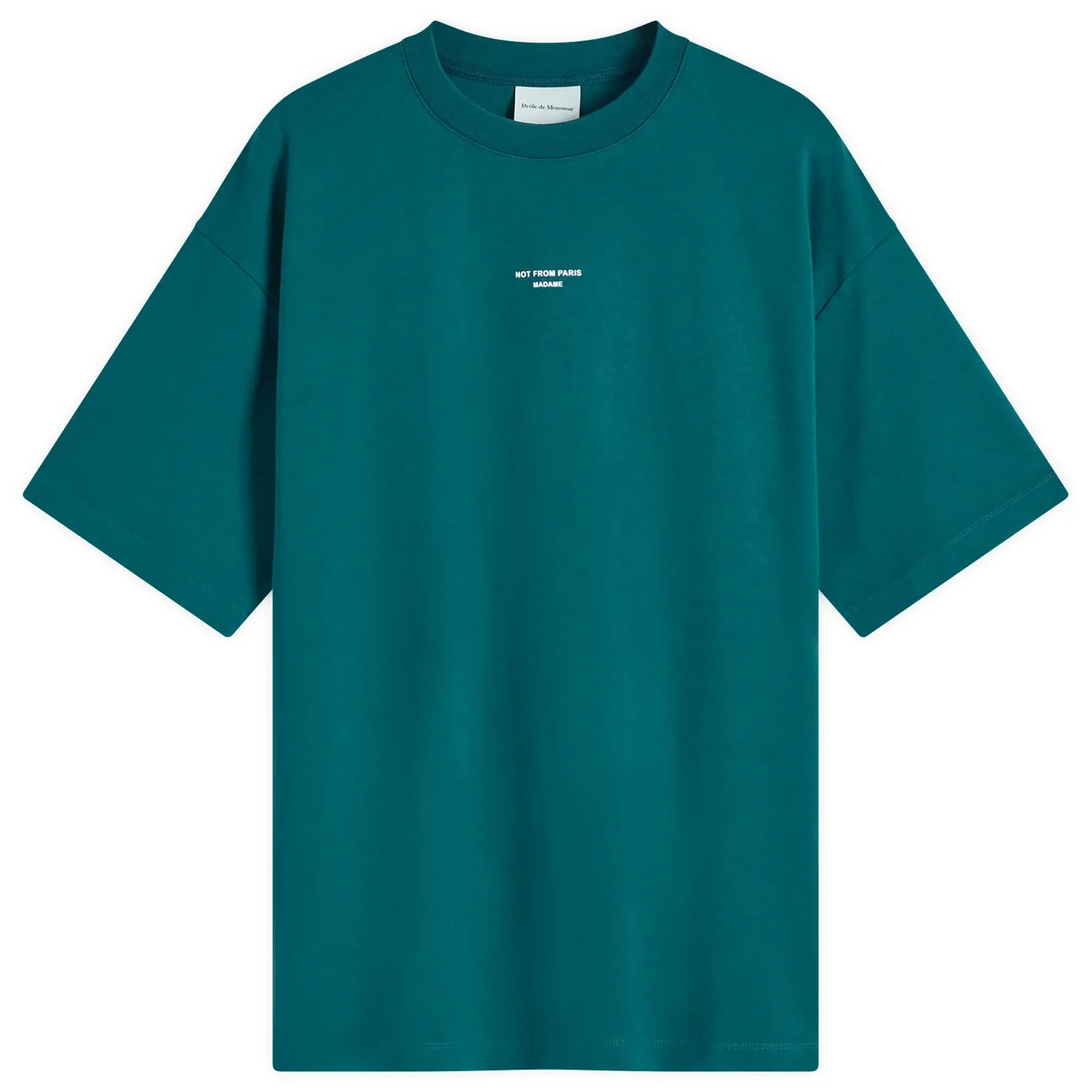 Drôle de Monsieur Men's Not From Paris Madame Classic T-Shirt Dark Green