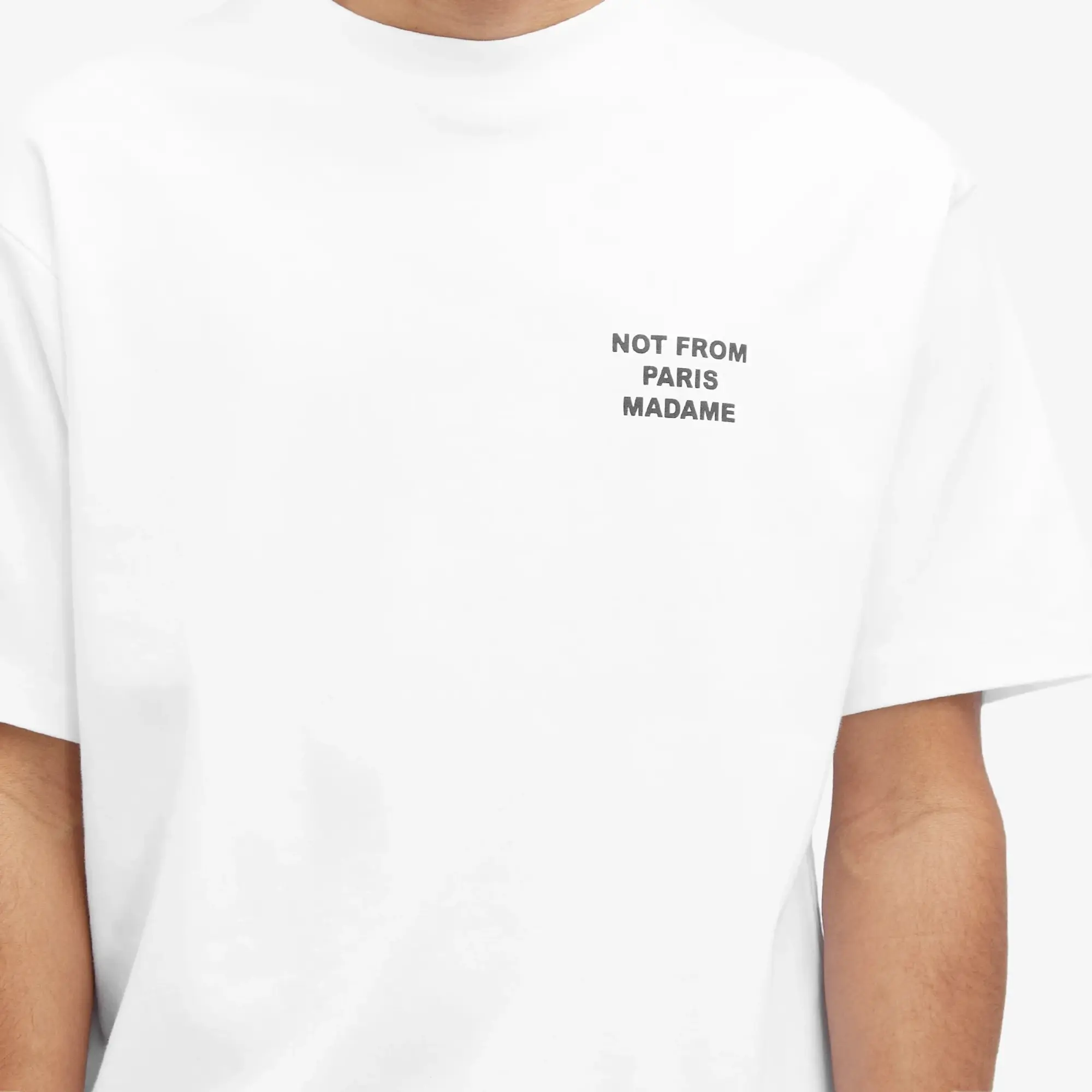 Drôle de Monsieur Le T-Shirt Slogan - Optic White