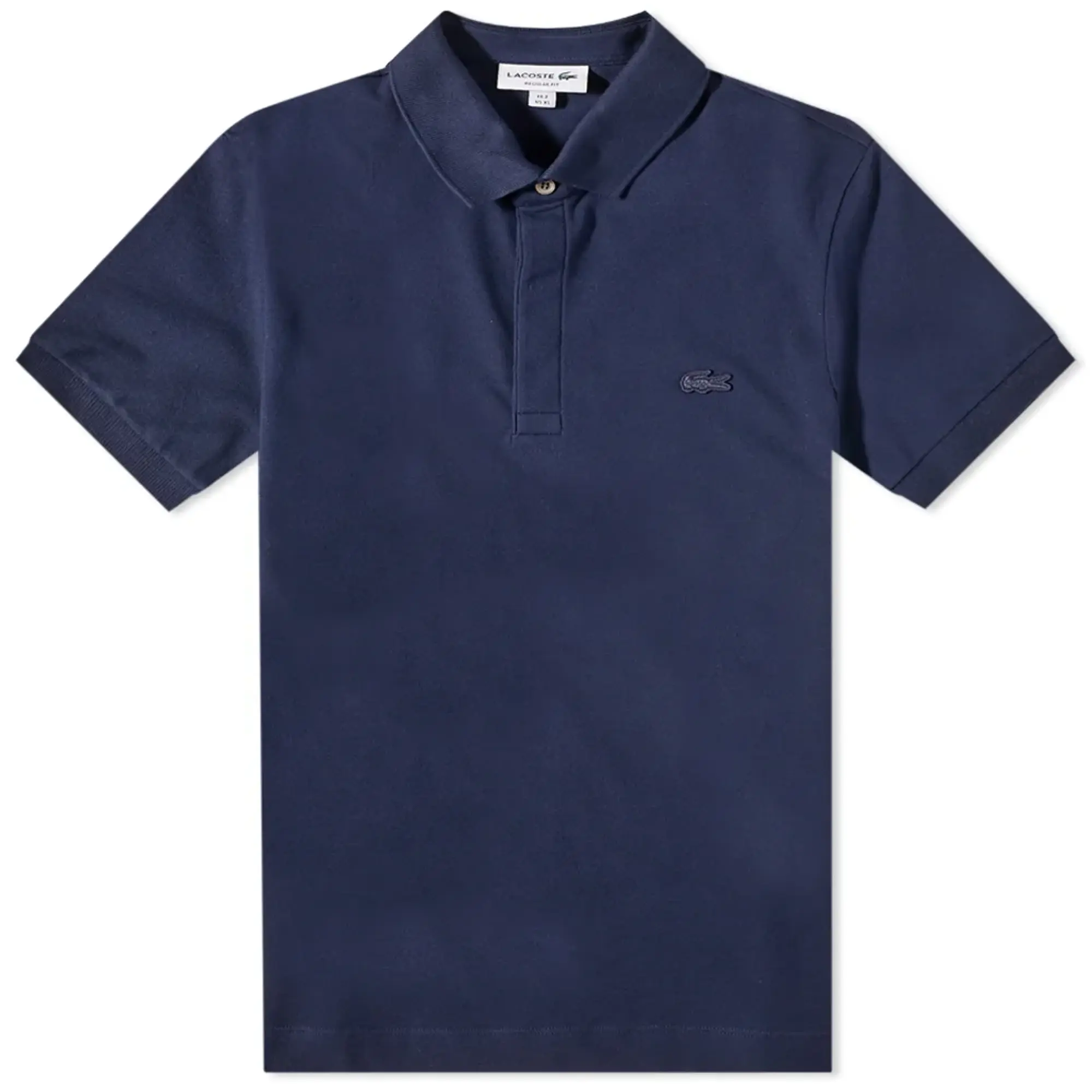 Lacoste Regular Fit Paris Stretch Piqué Polo Shirt - Midnight Blue