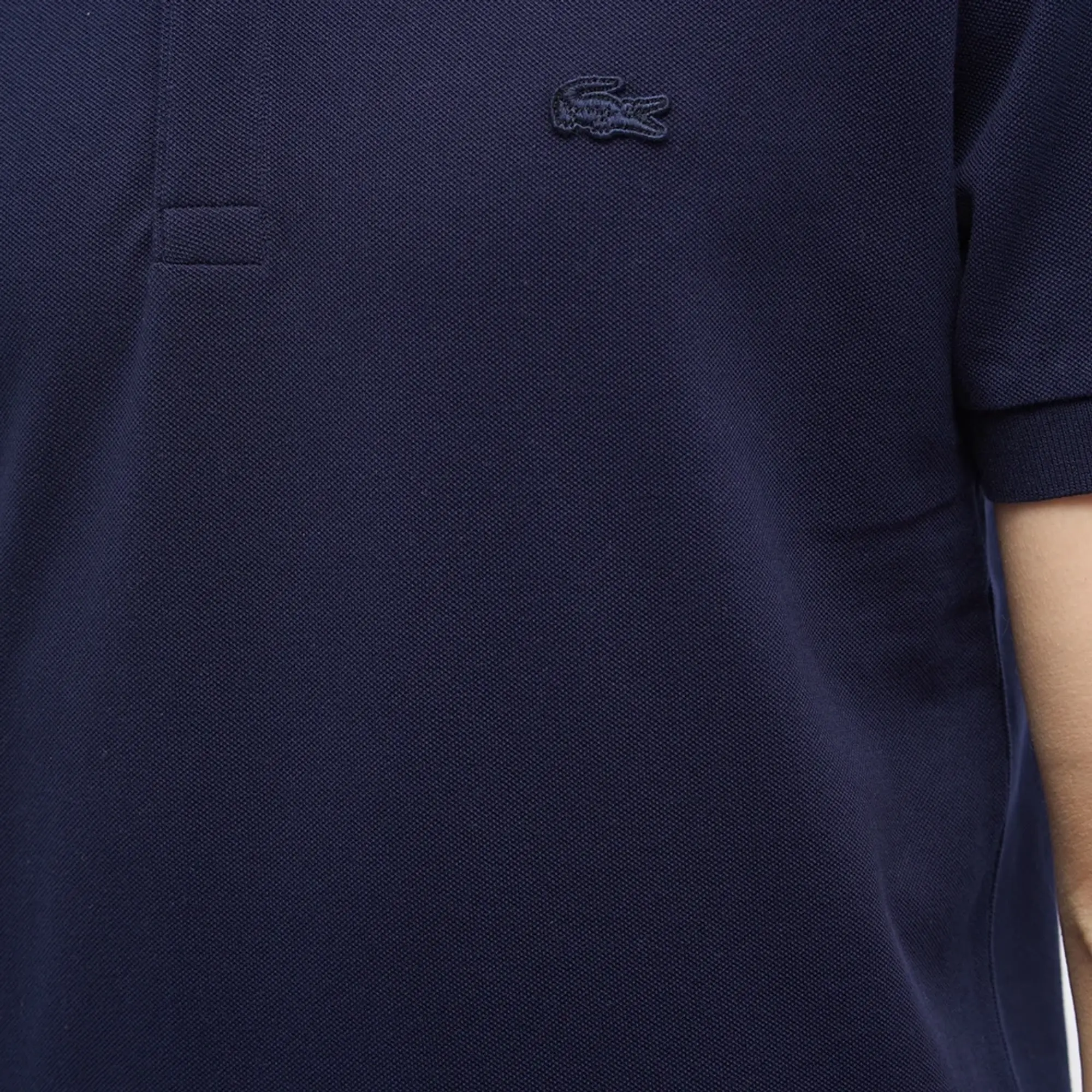 Lacoste Regular Fit Paris Stretch Piqué Polo Shirt - Midnight Blue