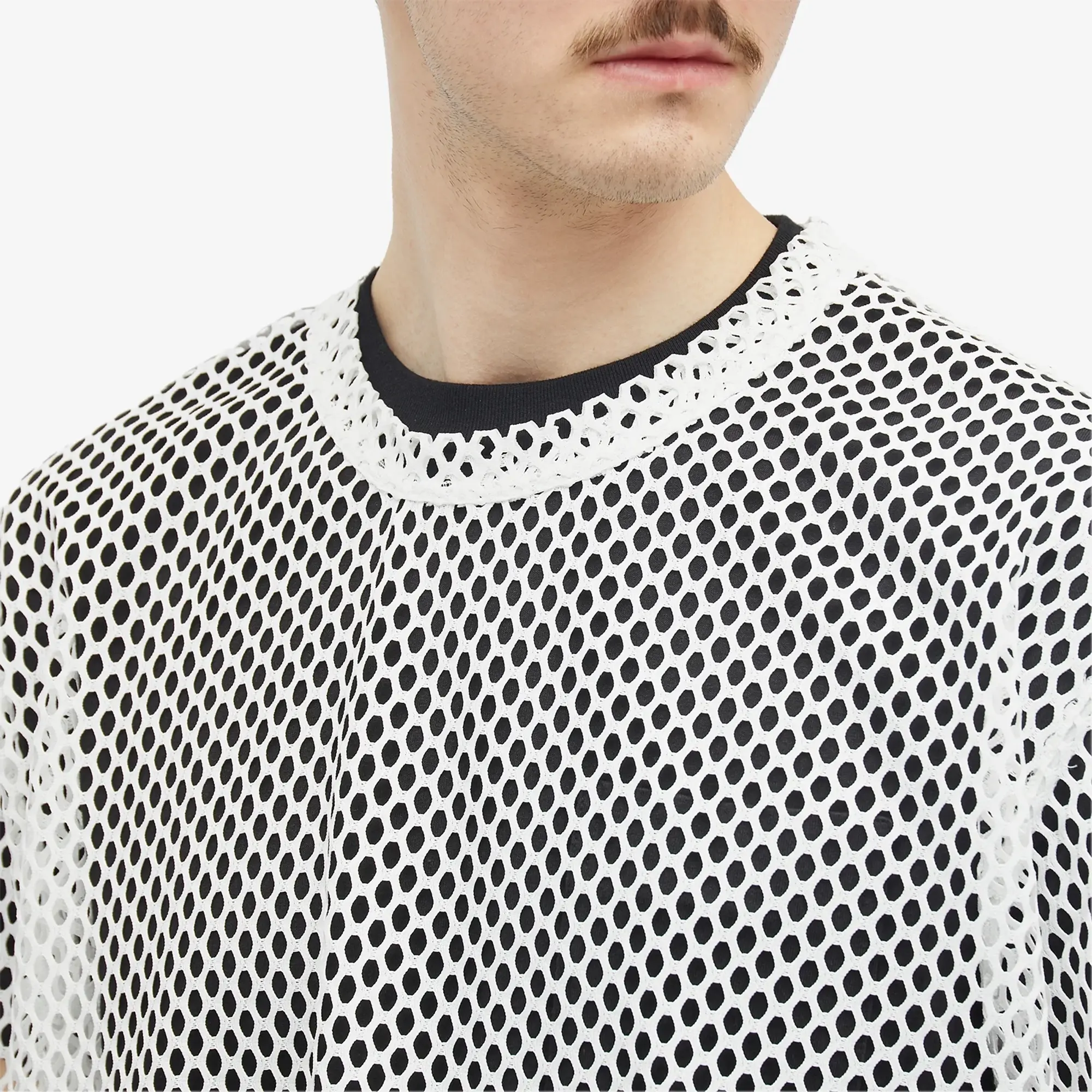 Comme des Garçons Homme Plus Men's Poly Mesh T-Shirt Off