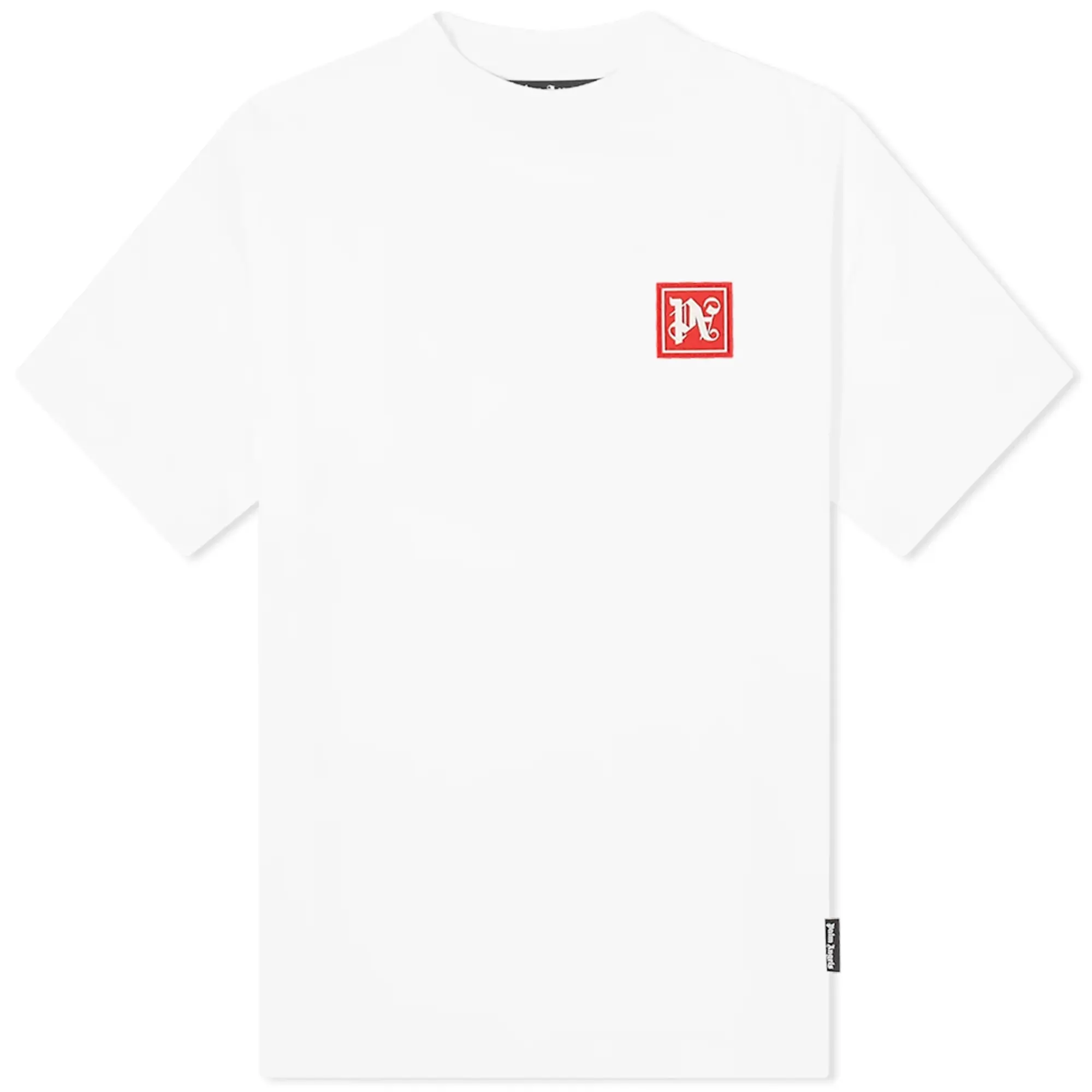 Palm Angels Men's Small Logo Ski Club Tee White