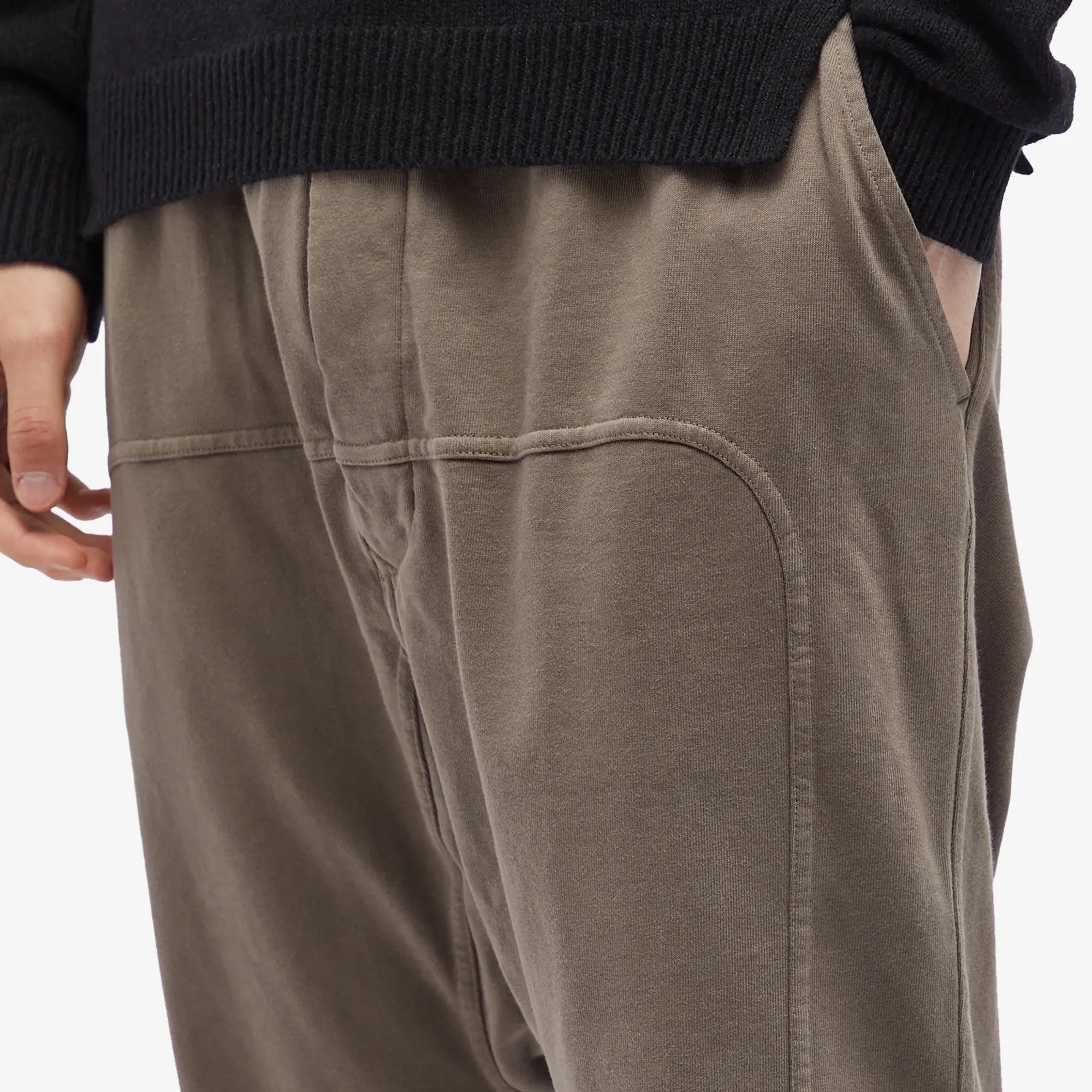 Rick Owens DRKSHDW Men's Prisoner Drawstring Pants Dust