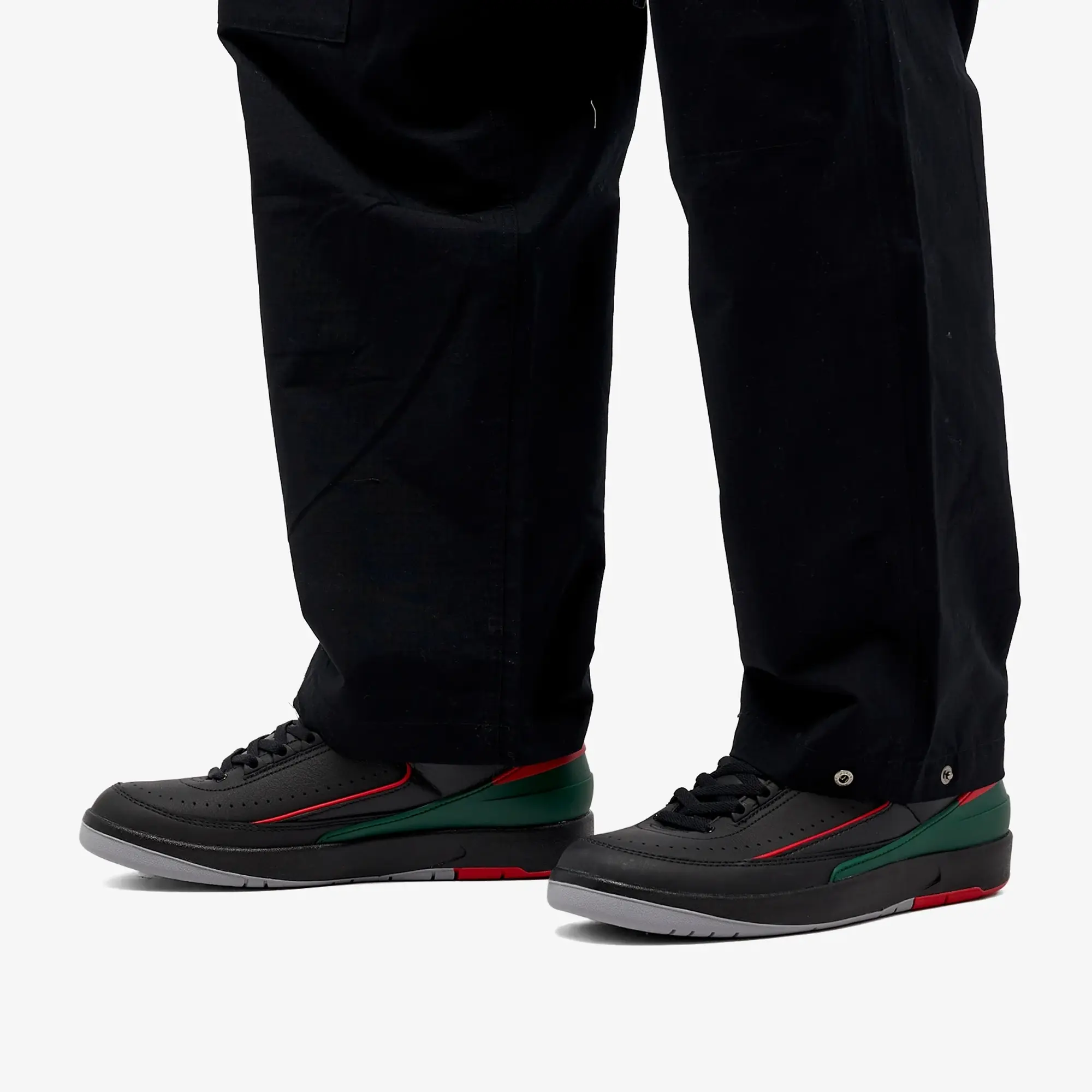 Nike Jordan Air Jordan Men's 2 Retro Low Black/Fire Red