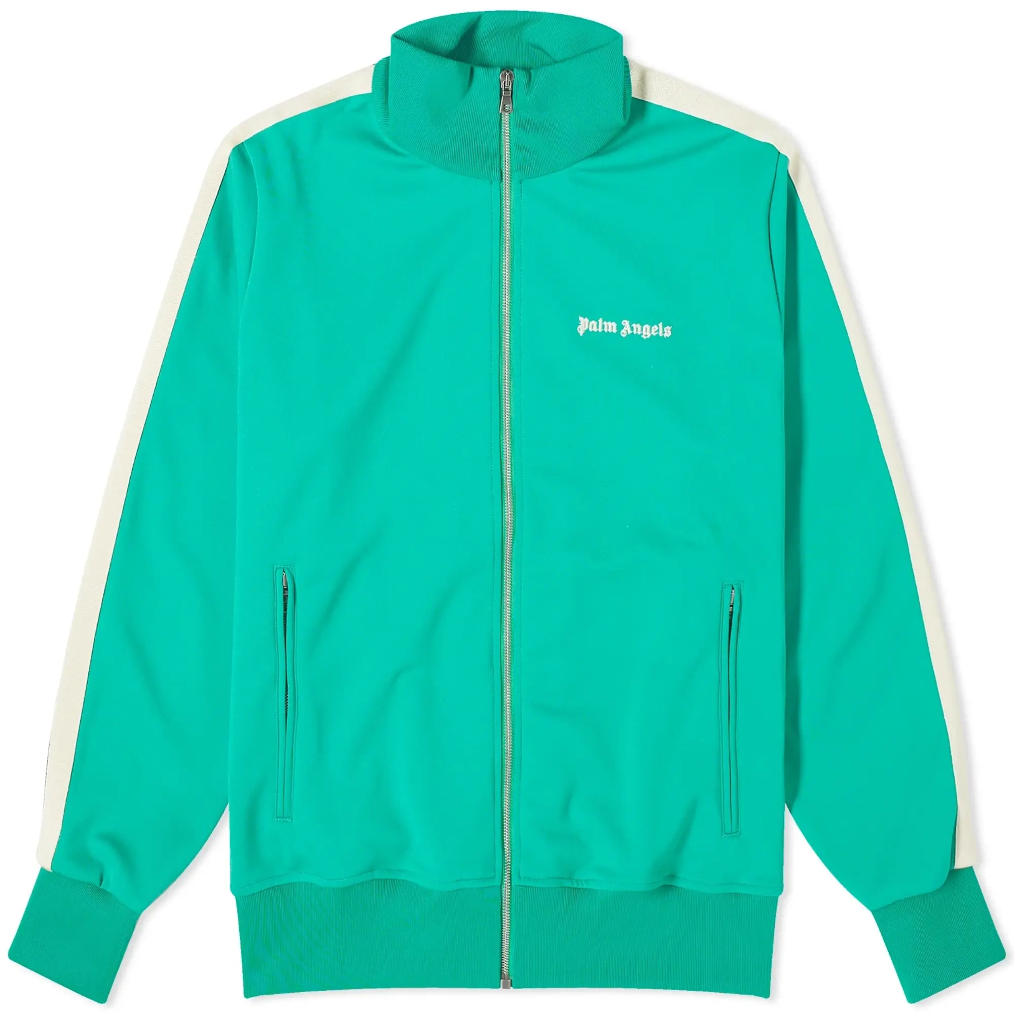 Palm Angels Men's Classic Logo Track Jacket Green