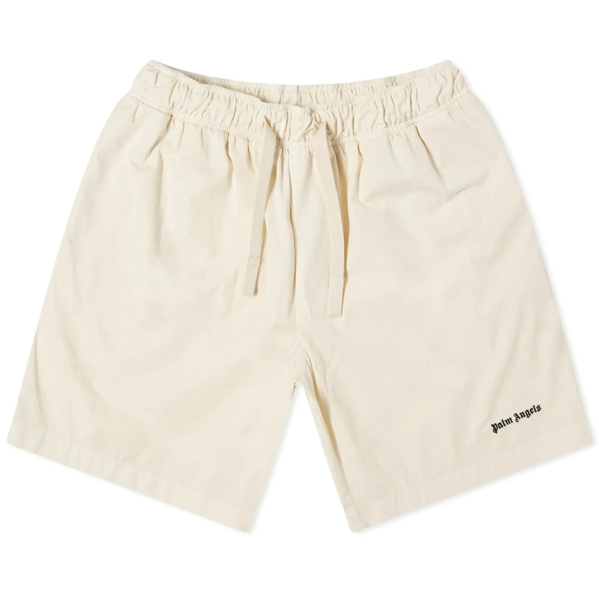 Palm Angels Men's Classic Logo Bermuda Shorts Off White