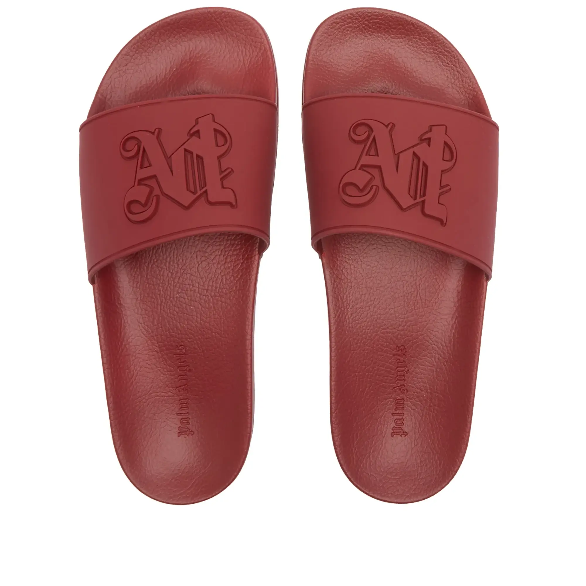 Asics Palm Angels Men's Monogram Pool Slide Bordeux