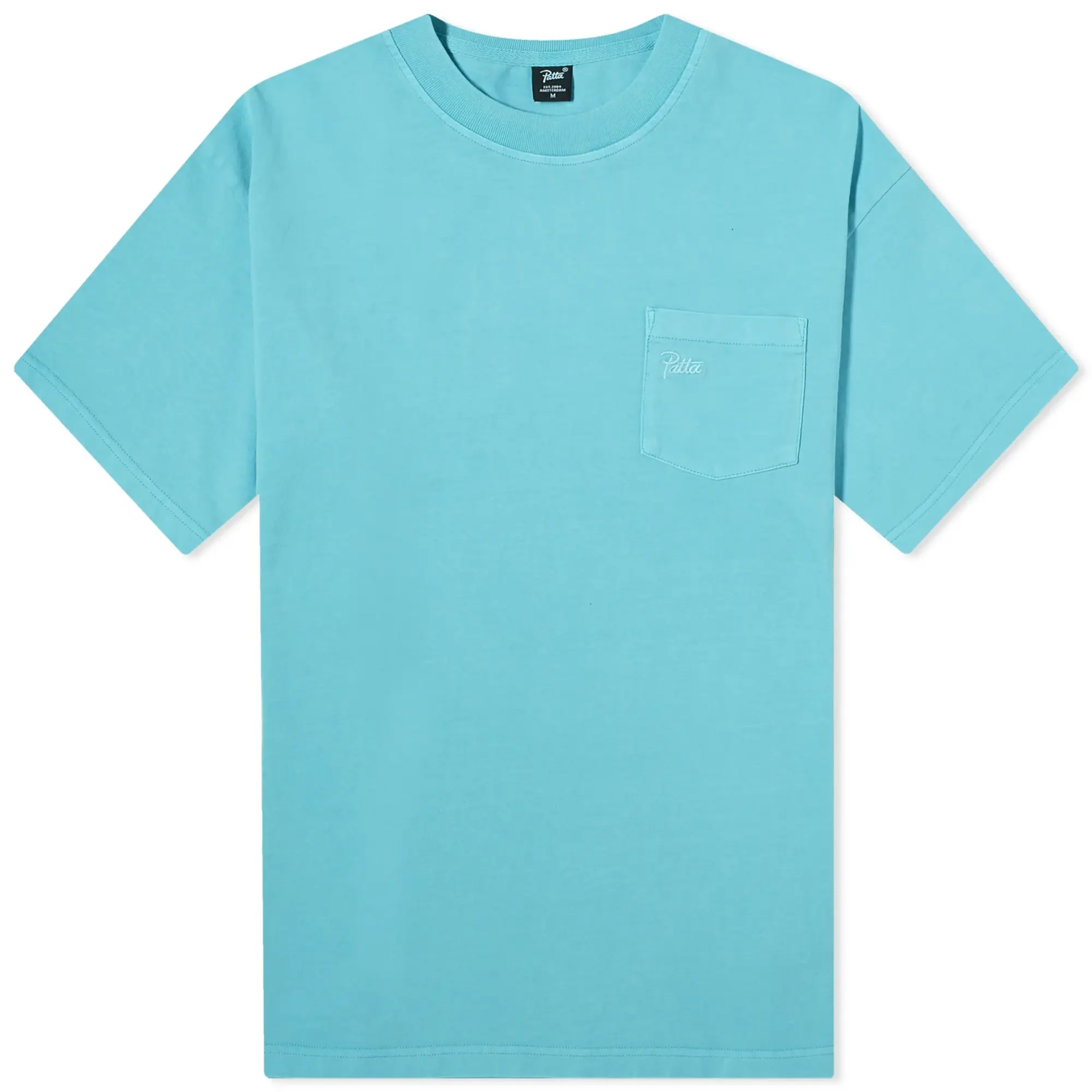 Patta Basic Pocket T-Shirt - Blue Radiance