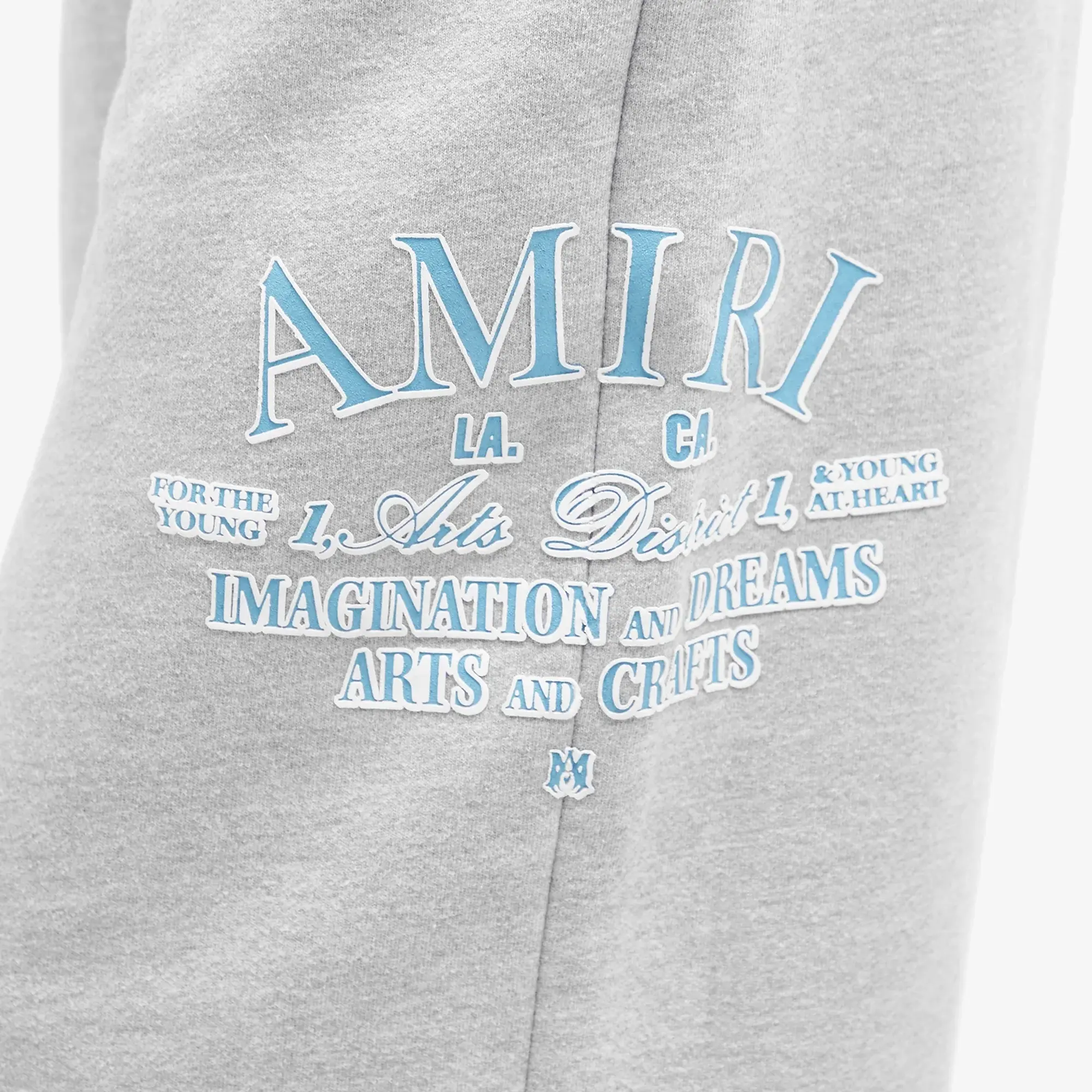 AMIRI Women's Arts District Baggy Sweatpant Heather Grey