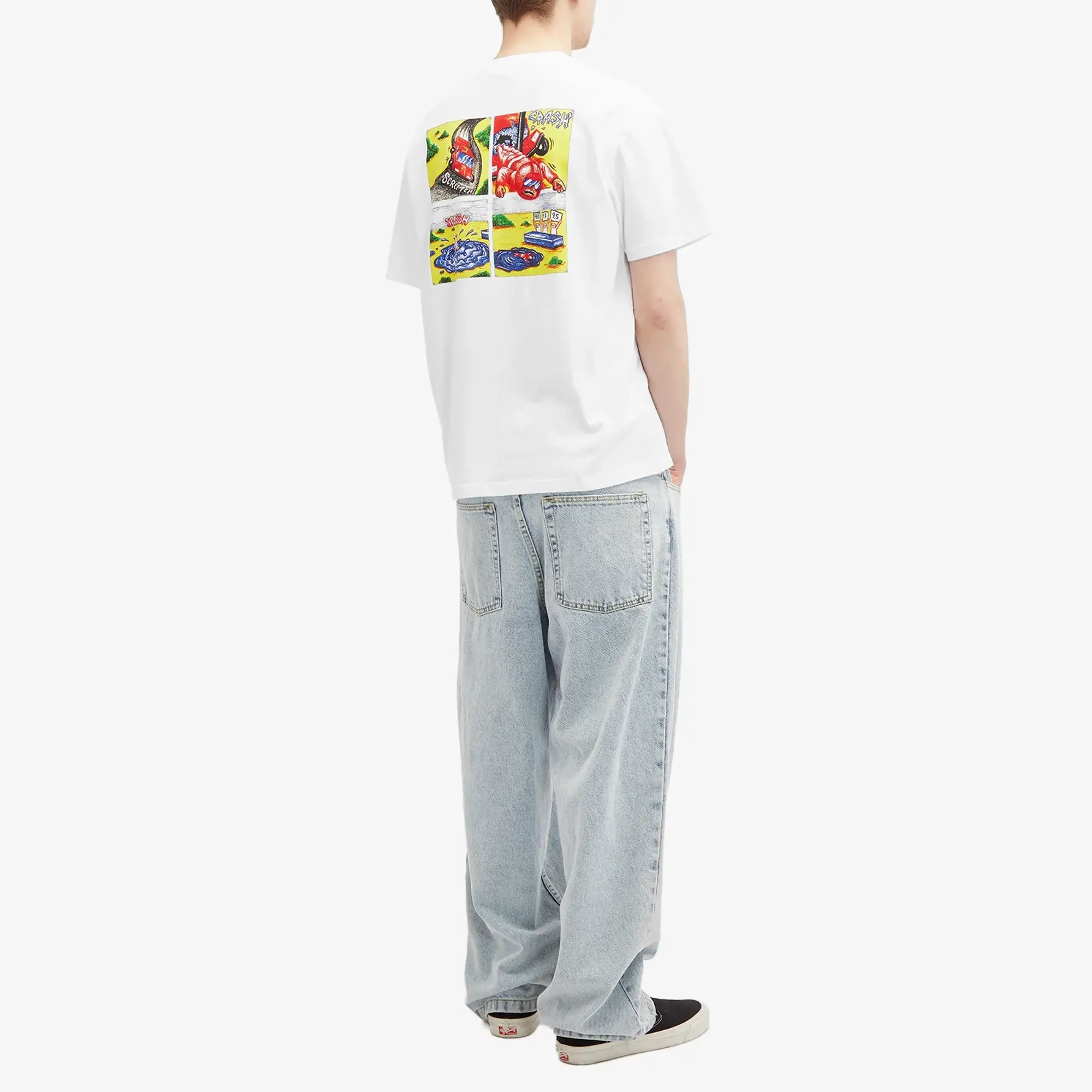 Polar Skate Co. Men's Crash T-Shirt White