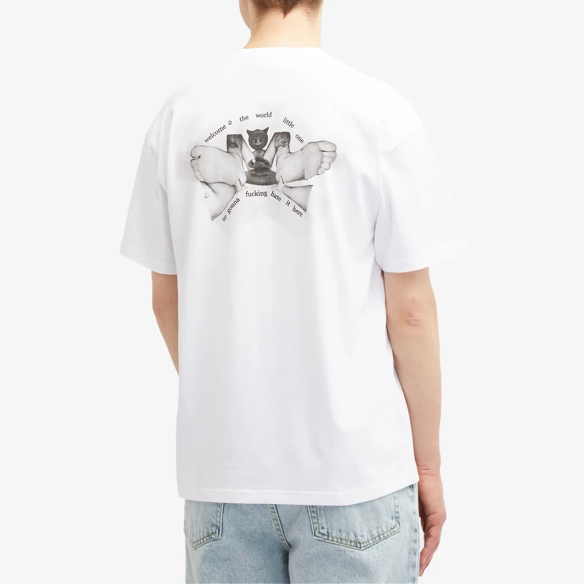 Polar Skate Co. Men's Welcome 2 The World T-Shirt White