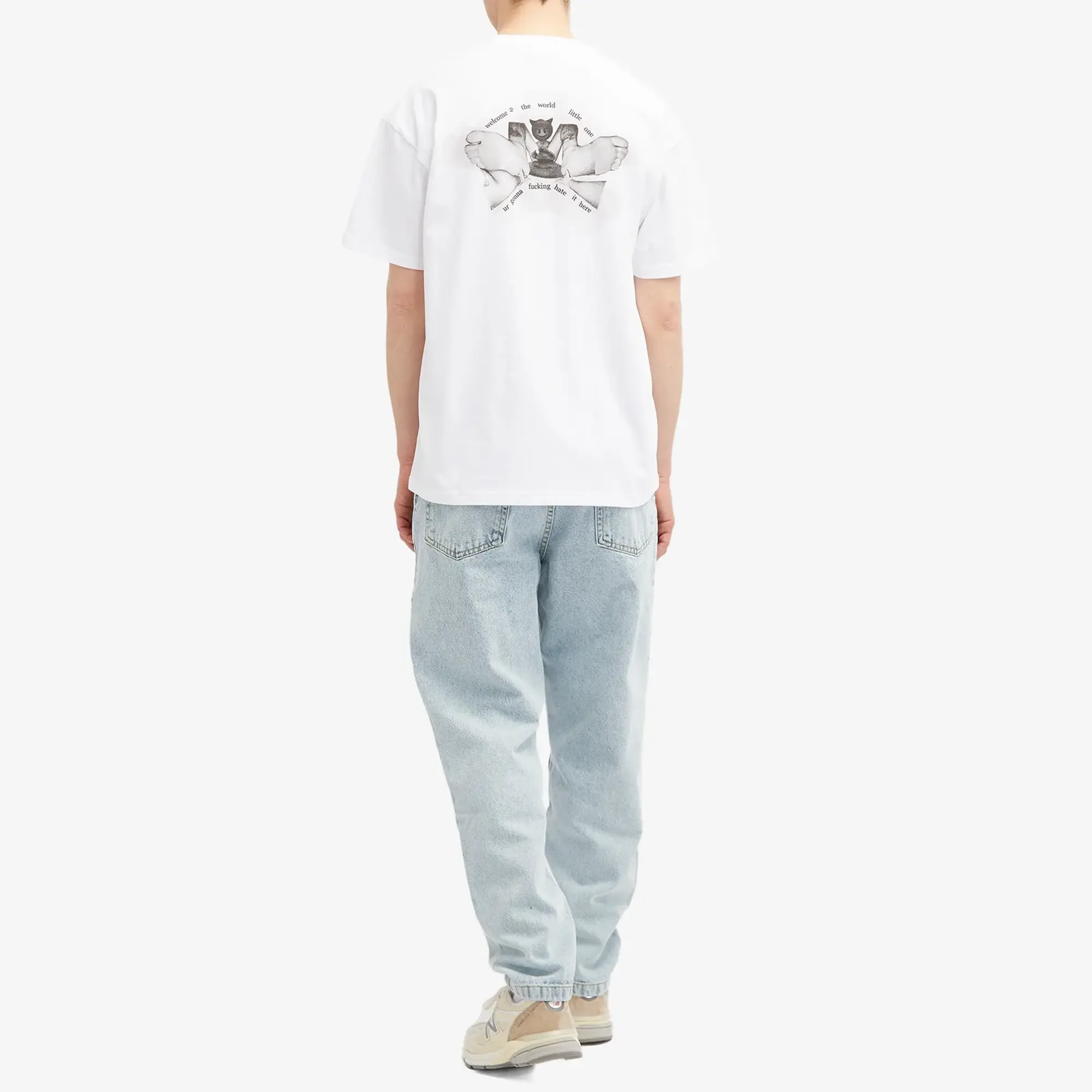 Polar Skate Co. Men's Welcome 2 The World T-Shirt White
