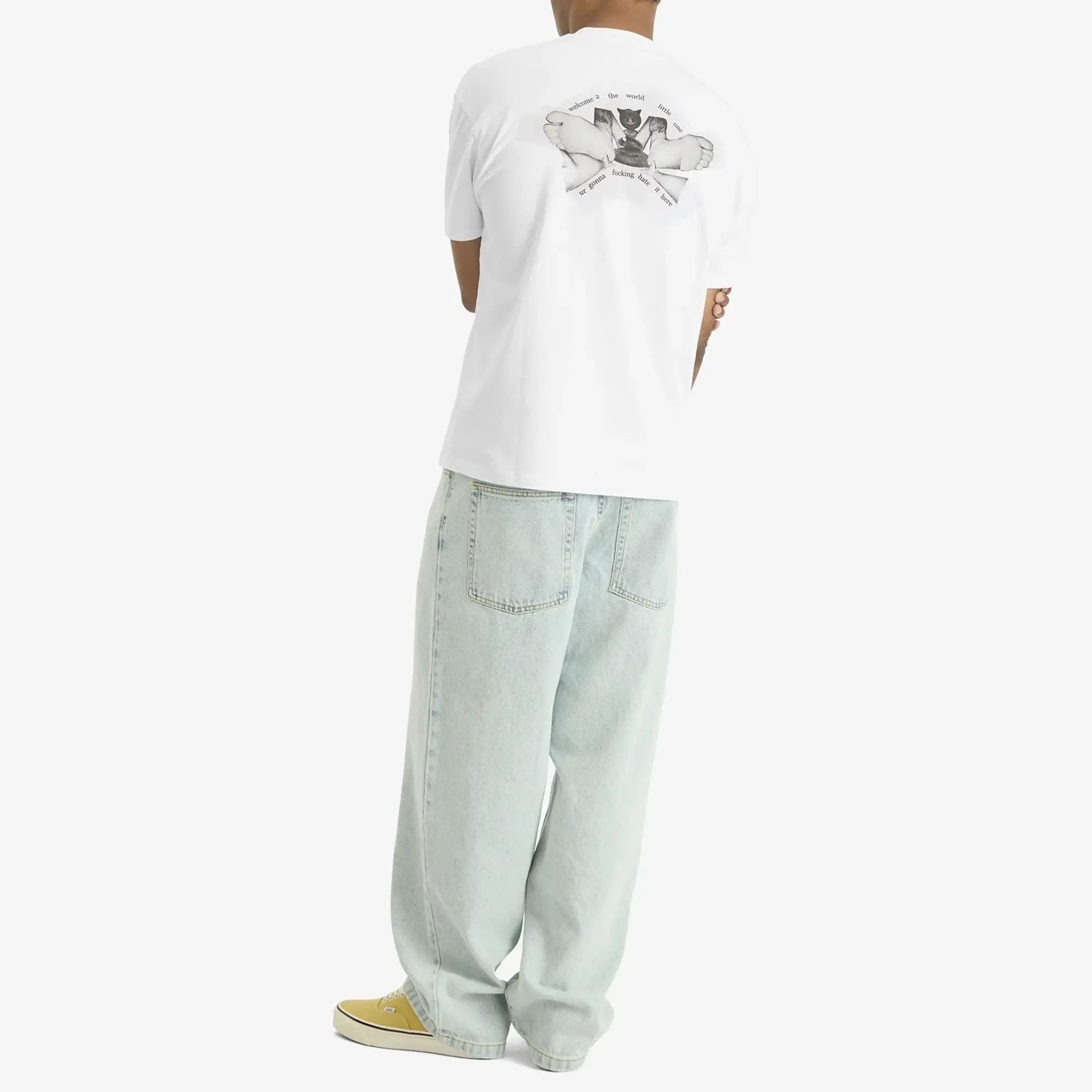 Polar Skate Co. Men's Welcome 2 The World T-Shirt White