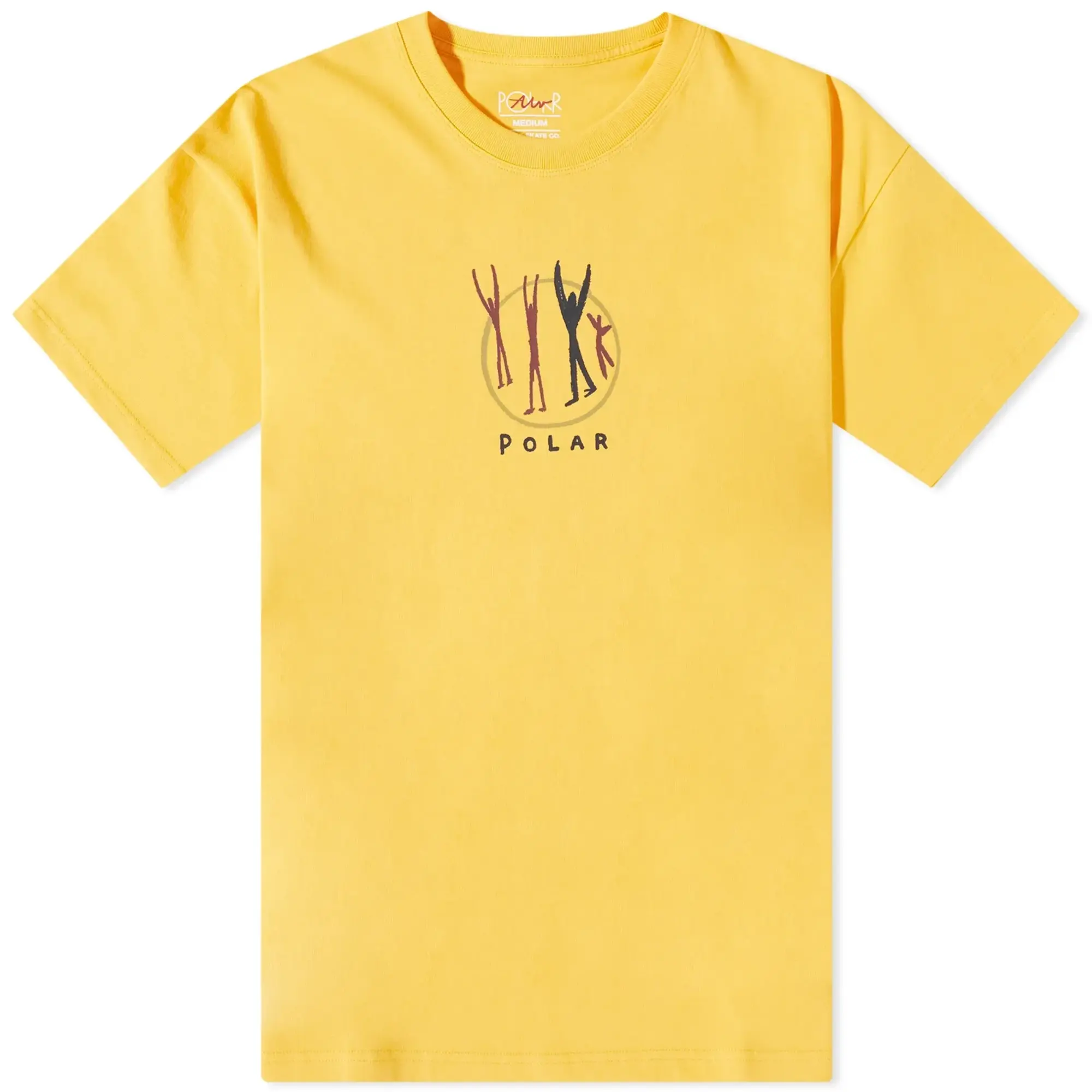Polar Skate Co. Polar Gang T-Shirt Orange Sorbet