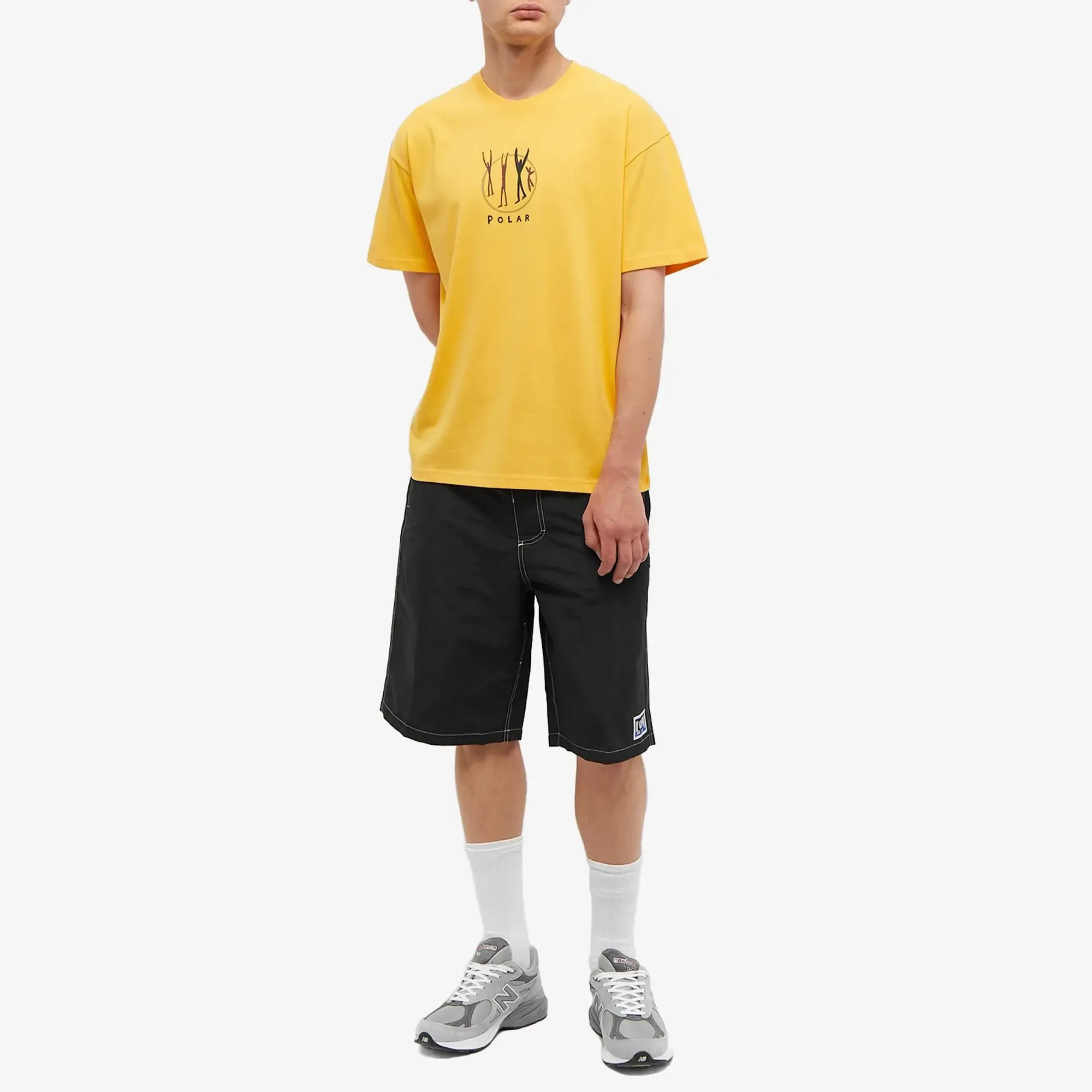Polar Skate Co. Polar Gang T-Shirt Orange Sorbet