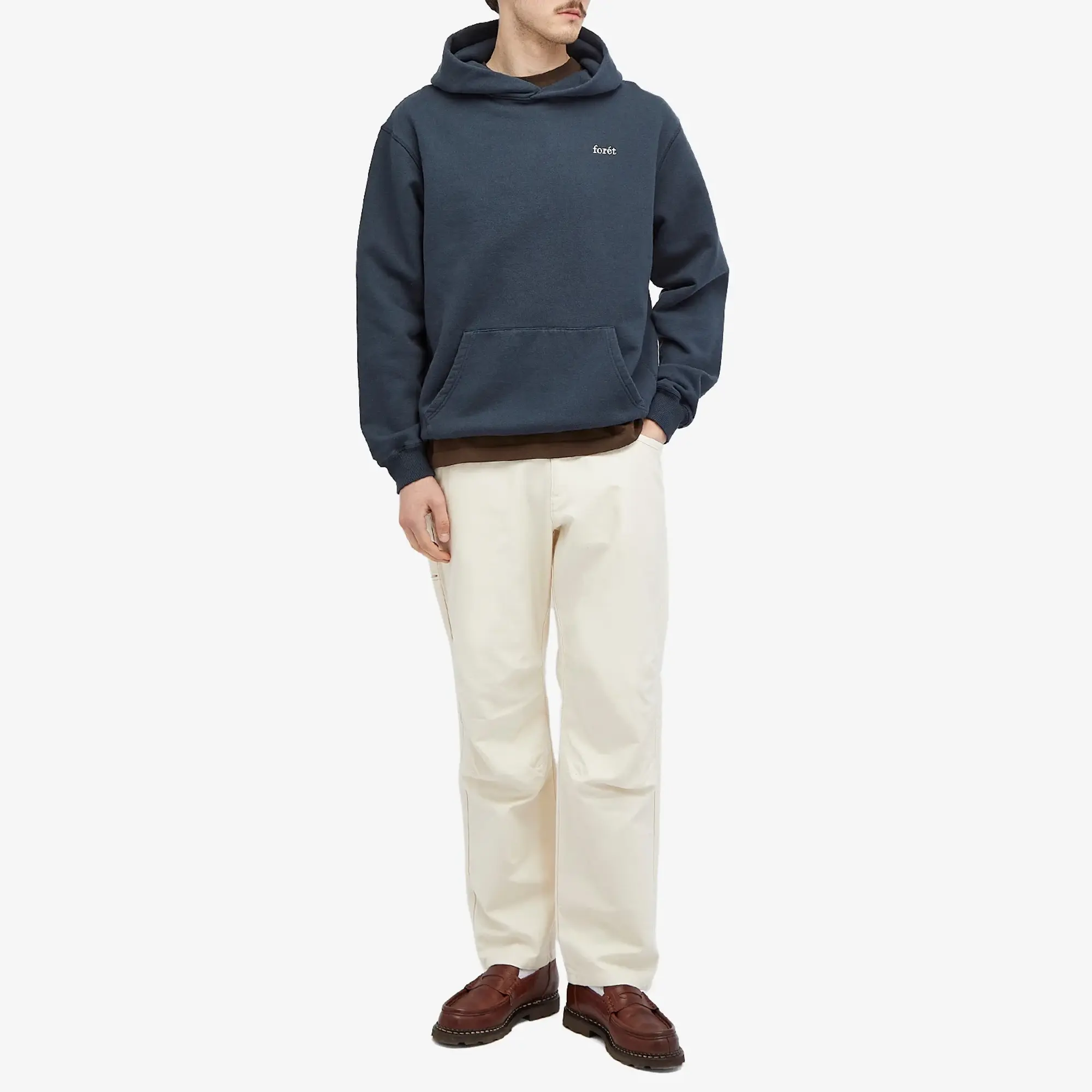 Foret Men's Noon Hoodie Navy